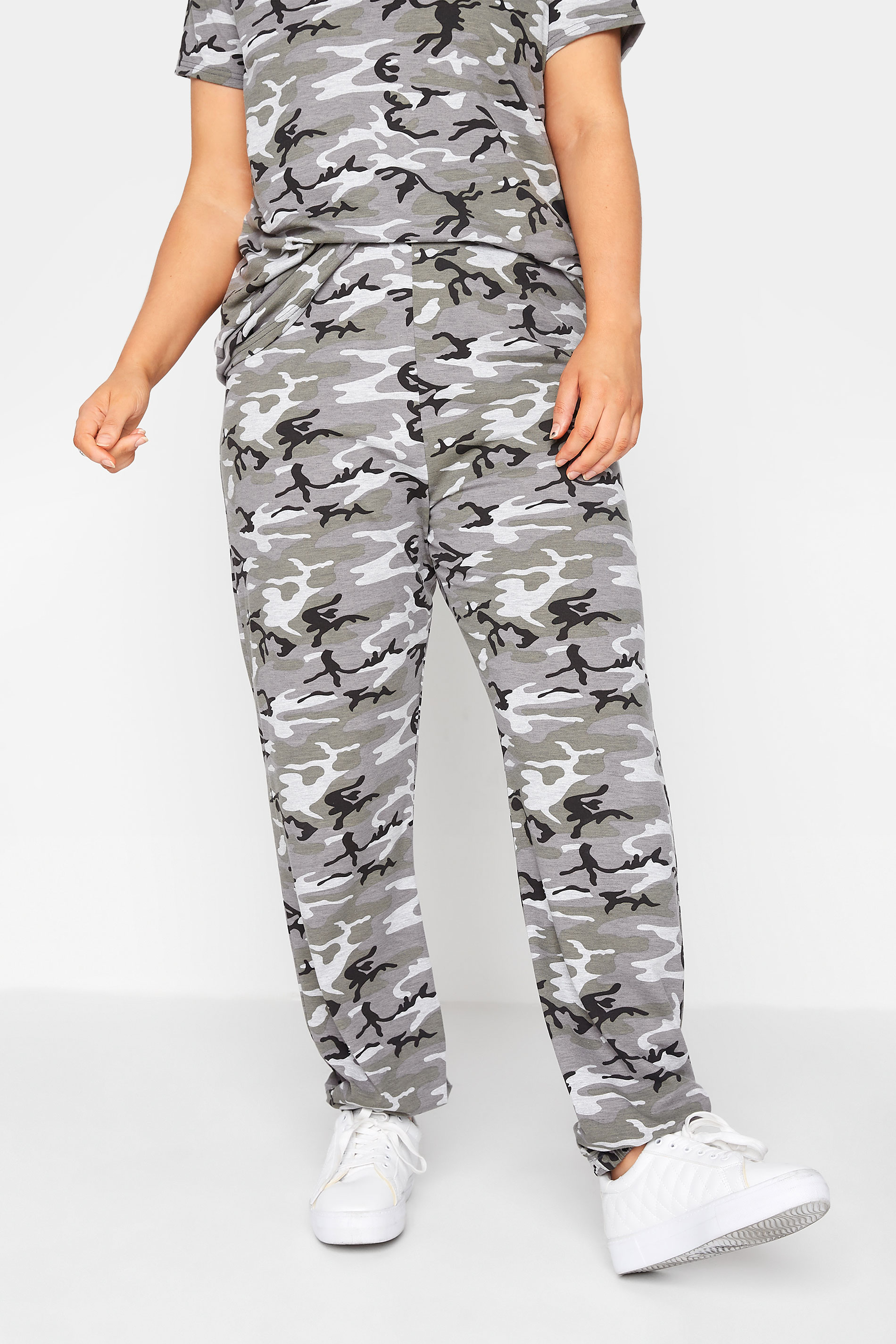 COLLECTION Grey Camo Lounge Joggers 