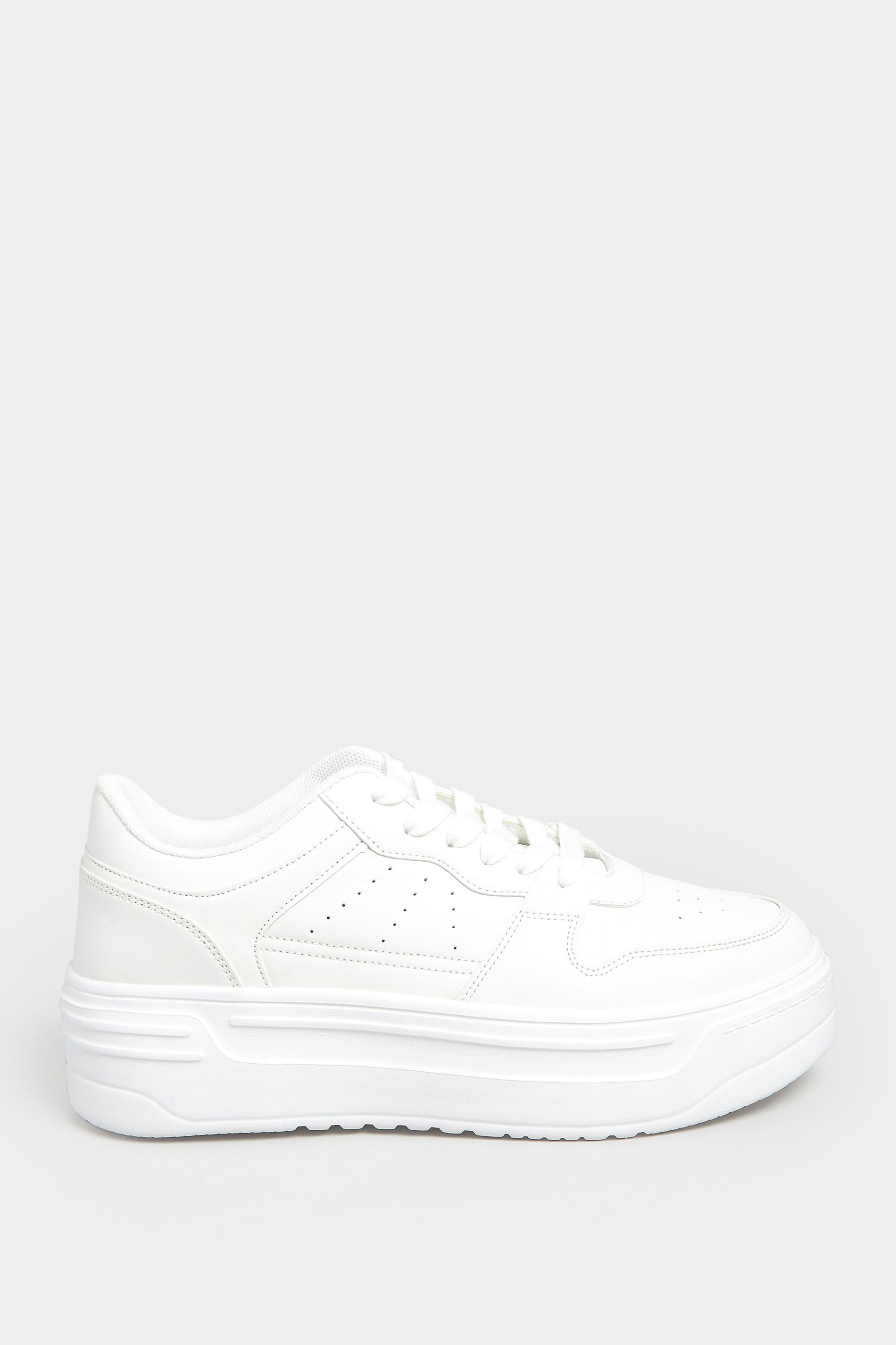 LIMITED COLLECTION White Super Chunky Trainers In Extra Wide EEE Fit | Yours Clothing 3