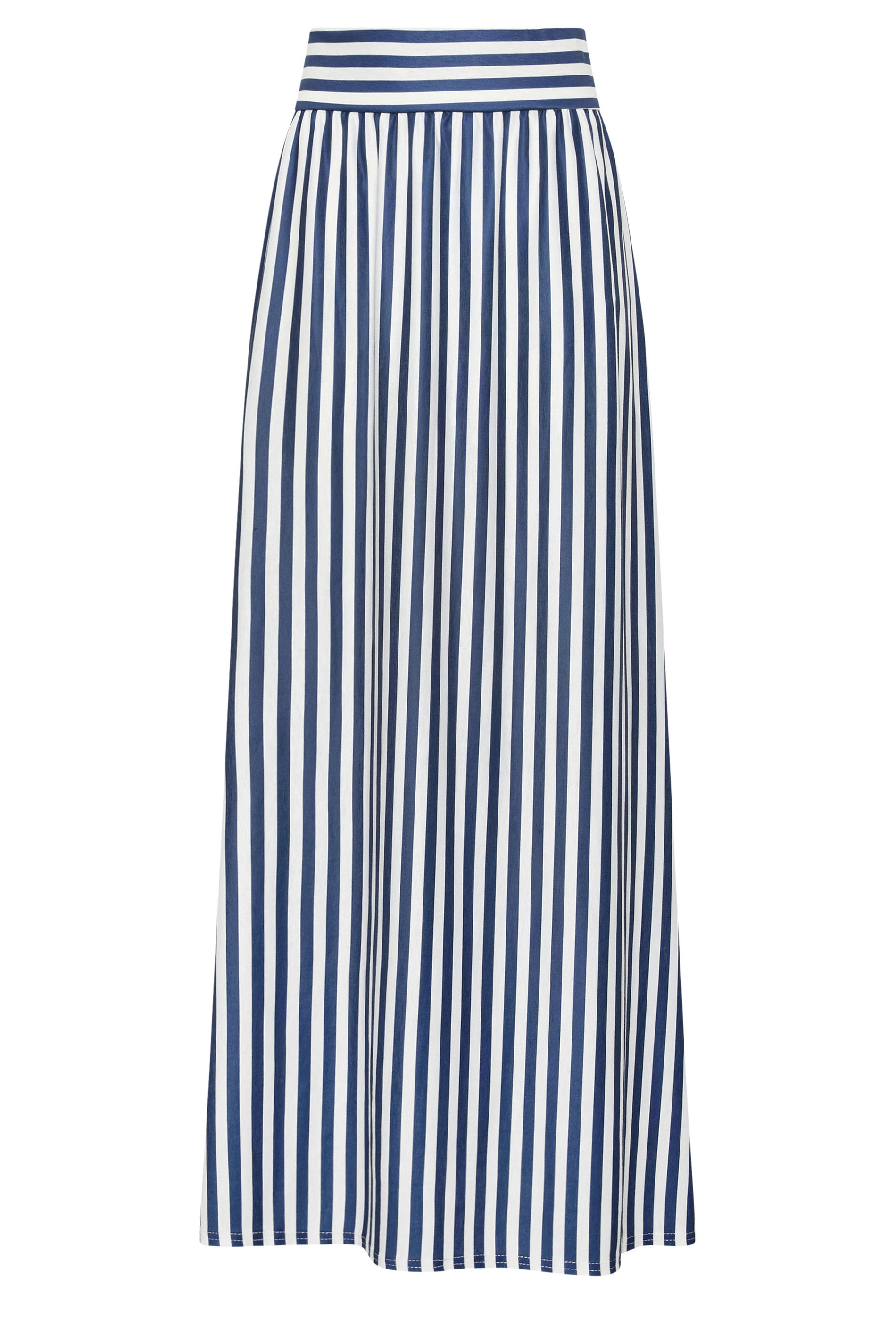 LTS Tall Women's Blue Stripe Maxi Skirt | Long Tall Sally 5