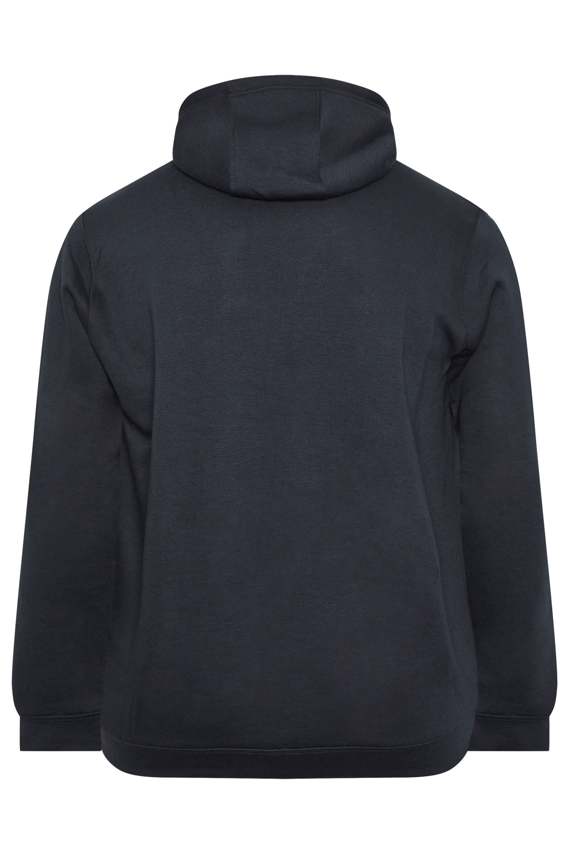 BadRhino Big & Tall Navy Blue Front Pocket Hoodie | BadRhino 6