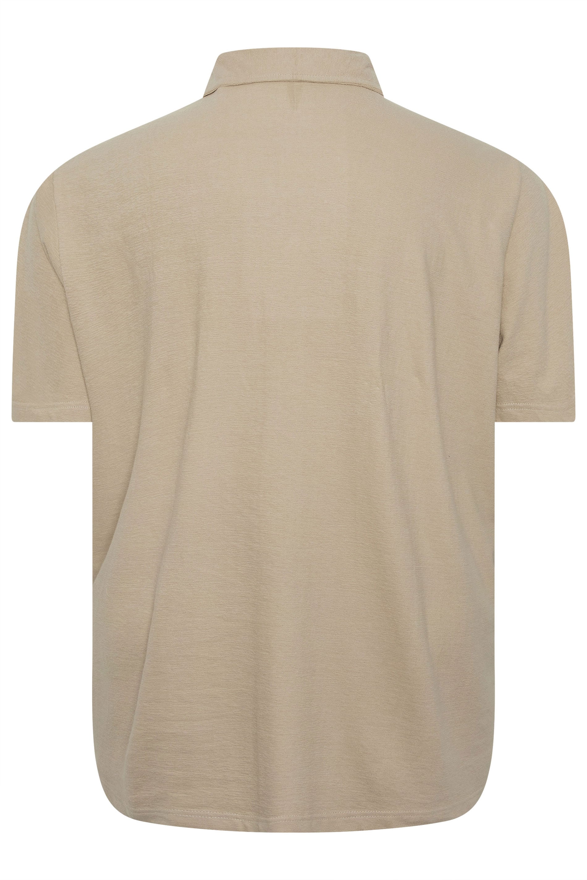 BadRhino Big & Tall Stone Brown Revere Jersey Shirt | BadRhino 7