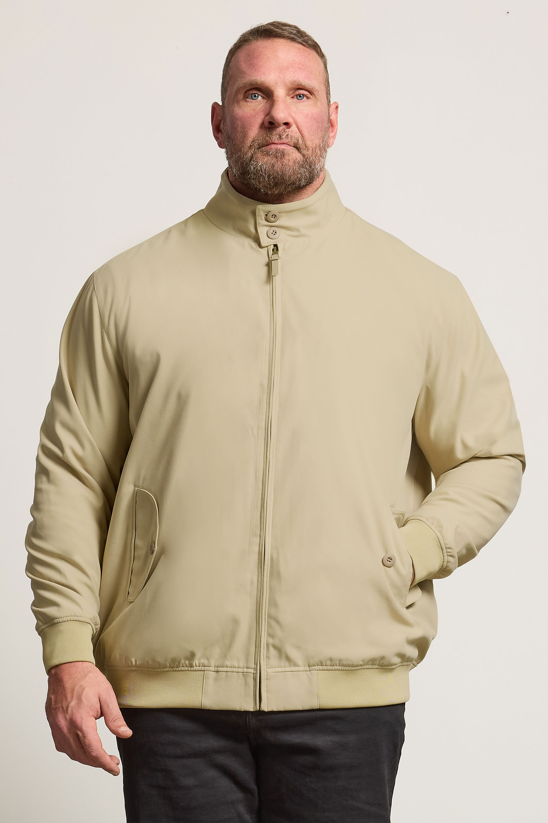BadRhino Big & Tall Brown Harrington Jacket | BadRhino 9