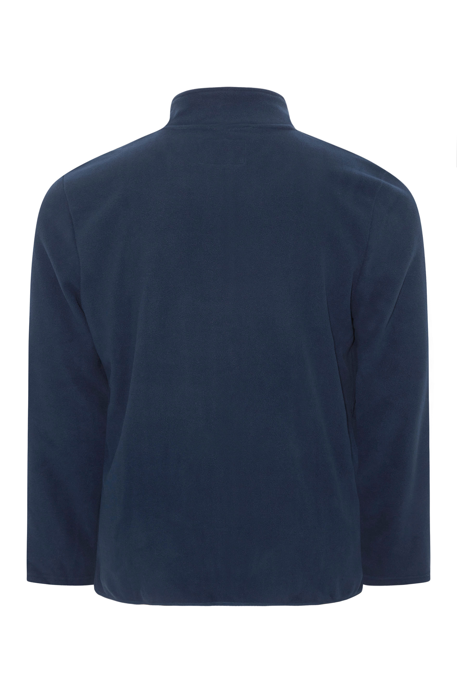 BadRhino Navy Blue Essential Zip Through Fleece | BadRhino 3