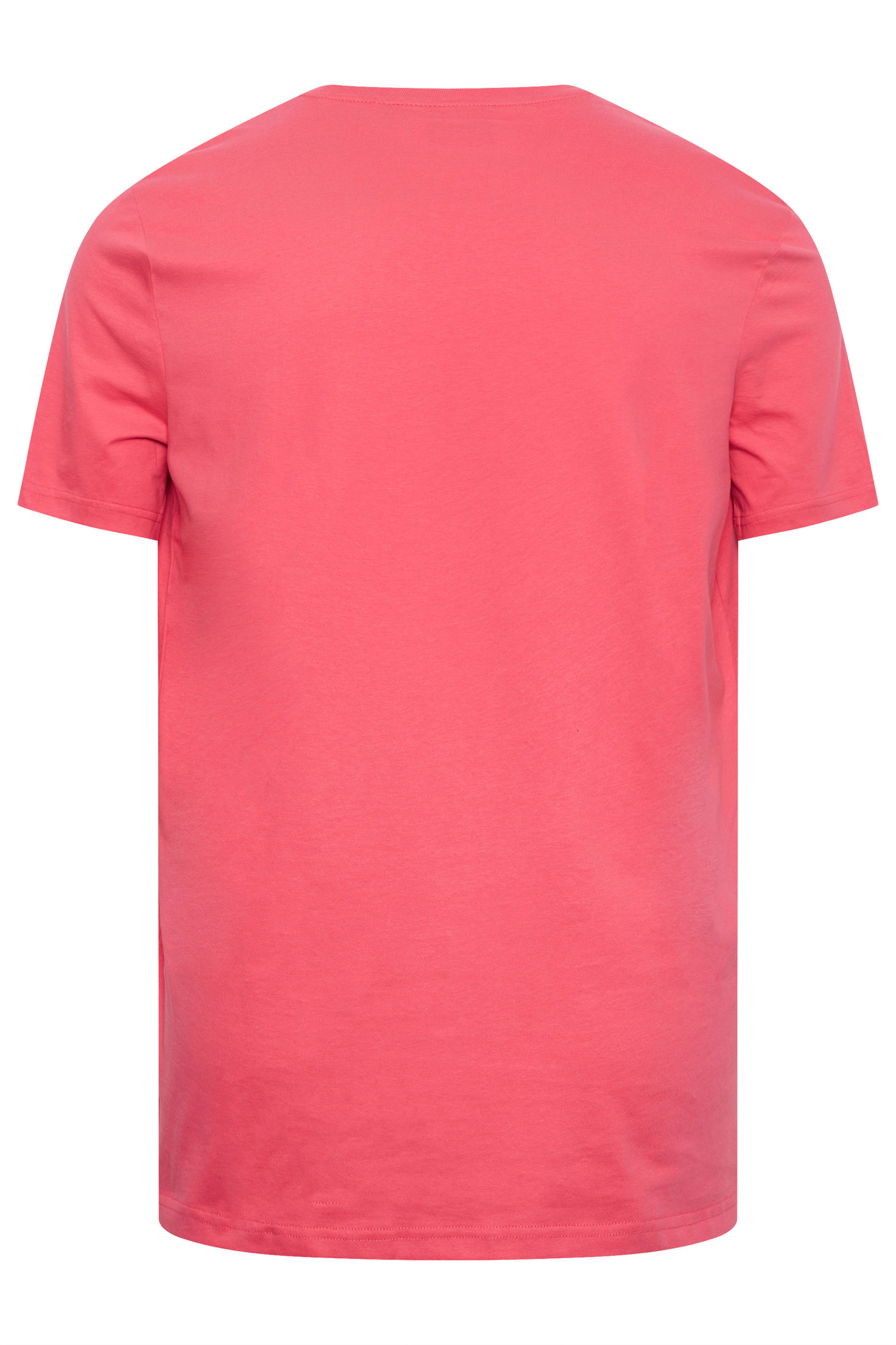 LYLE & SCOTT Big & Tall Pink Core T-Shirt | BadRhino 3