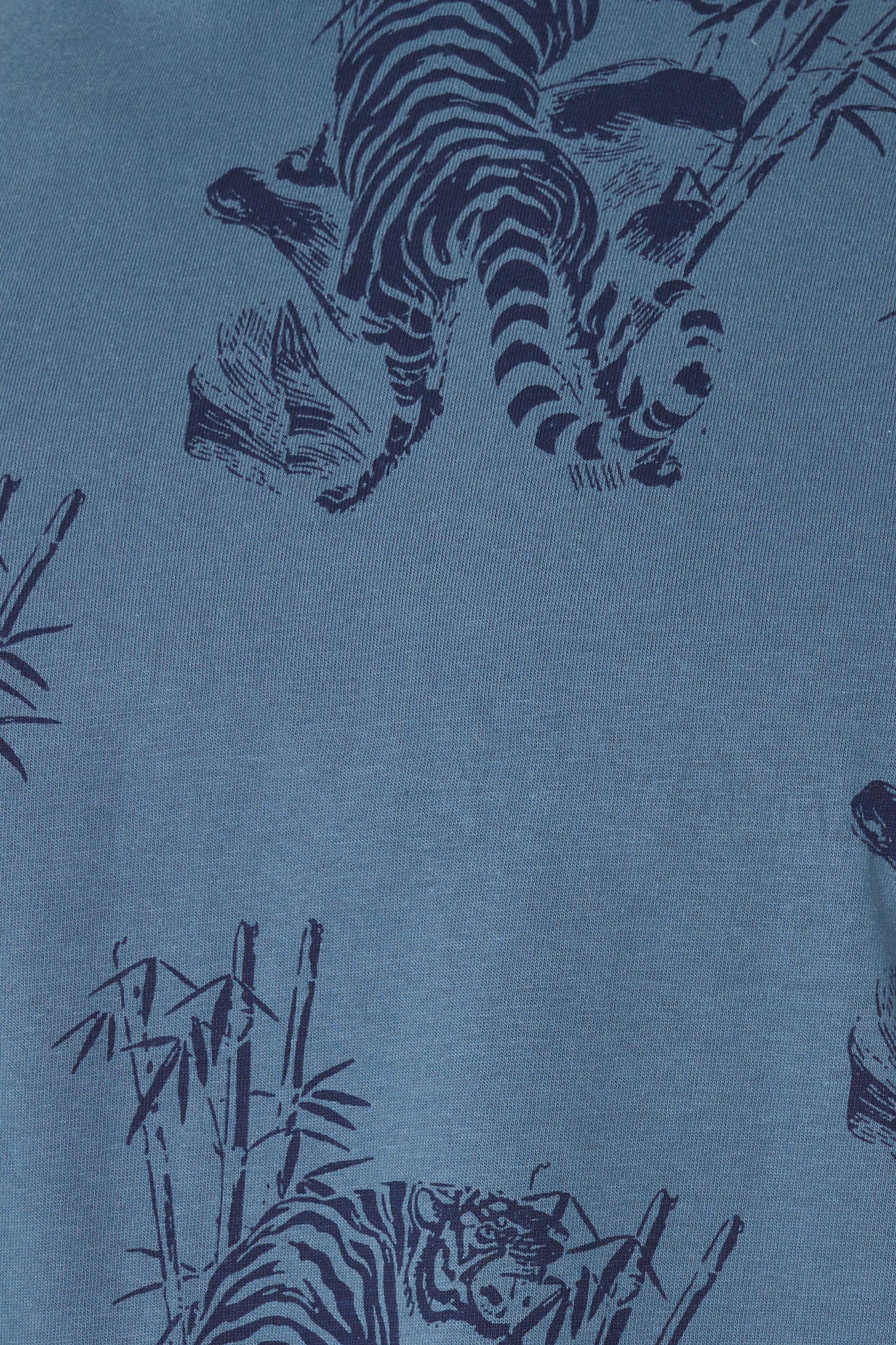 BadRhino Big & Tall Light Blue Tiger Graphic T-Shirt | BadRhino 8