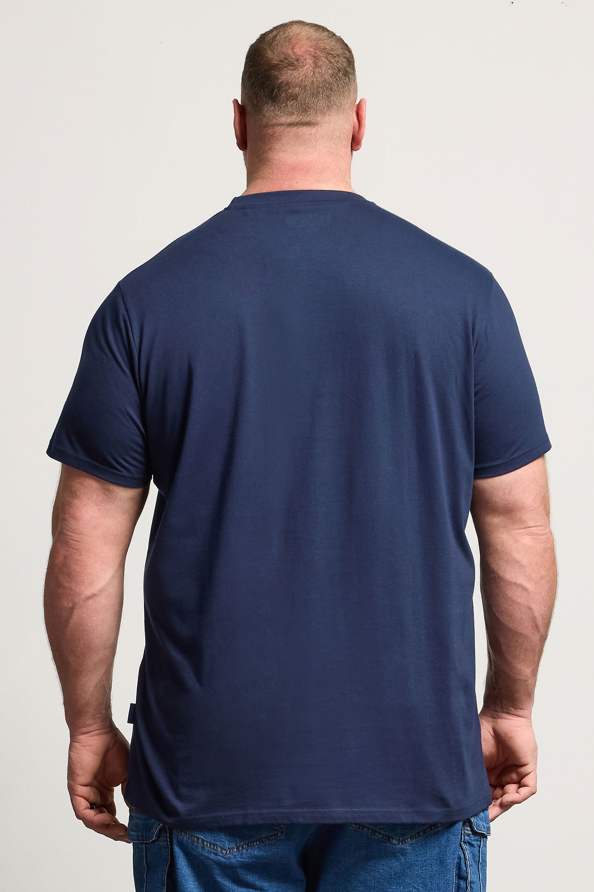 BadRhino Big & Tall Navy Blue Extra Long Nashville Graphic T-Shirt | BadRhino 1