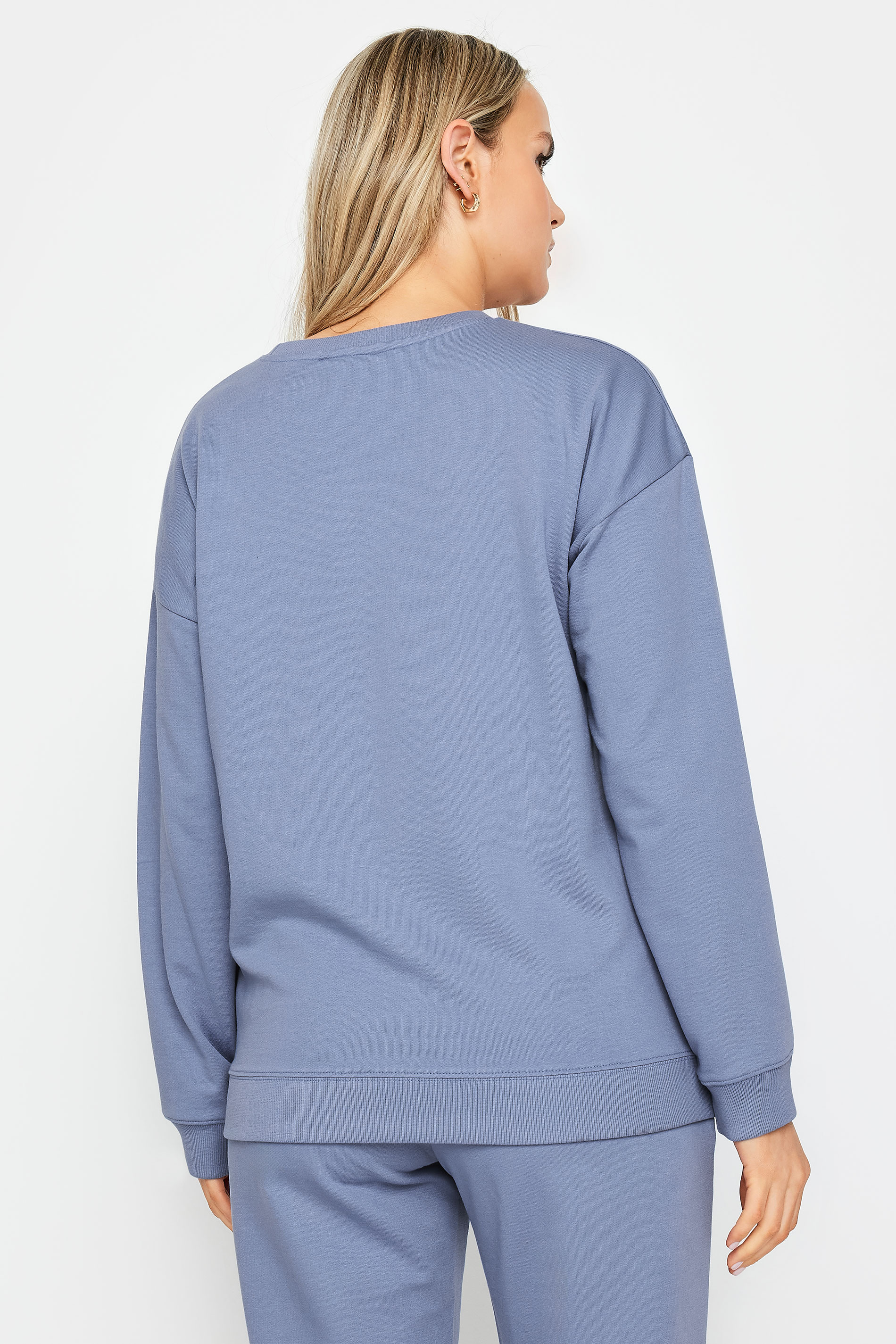 LTS Tall Women's Pale Blue Long Sleeve Sweatshirt | Long Tall Sally  3