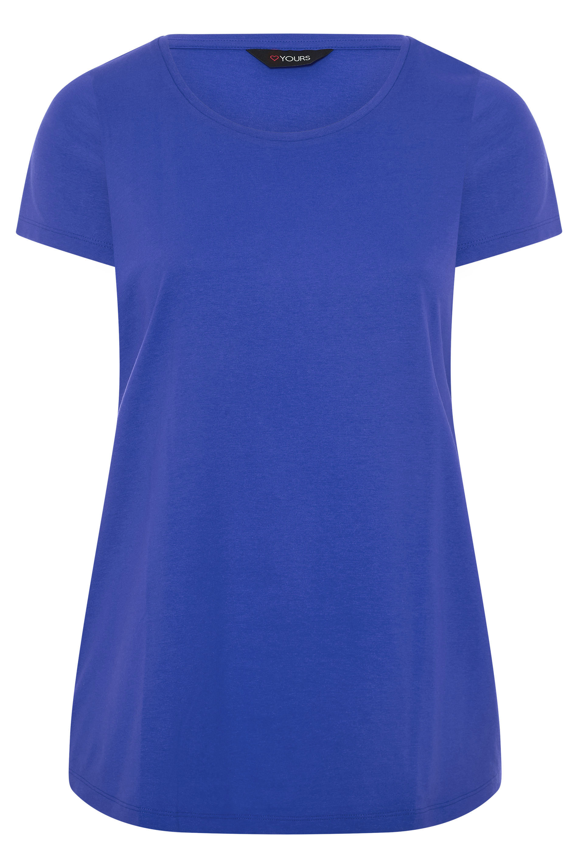 Cobalt Blue T-Shirt | Yours Clothing