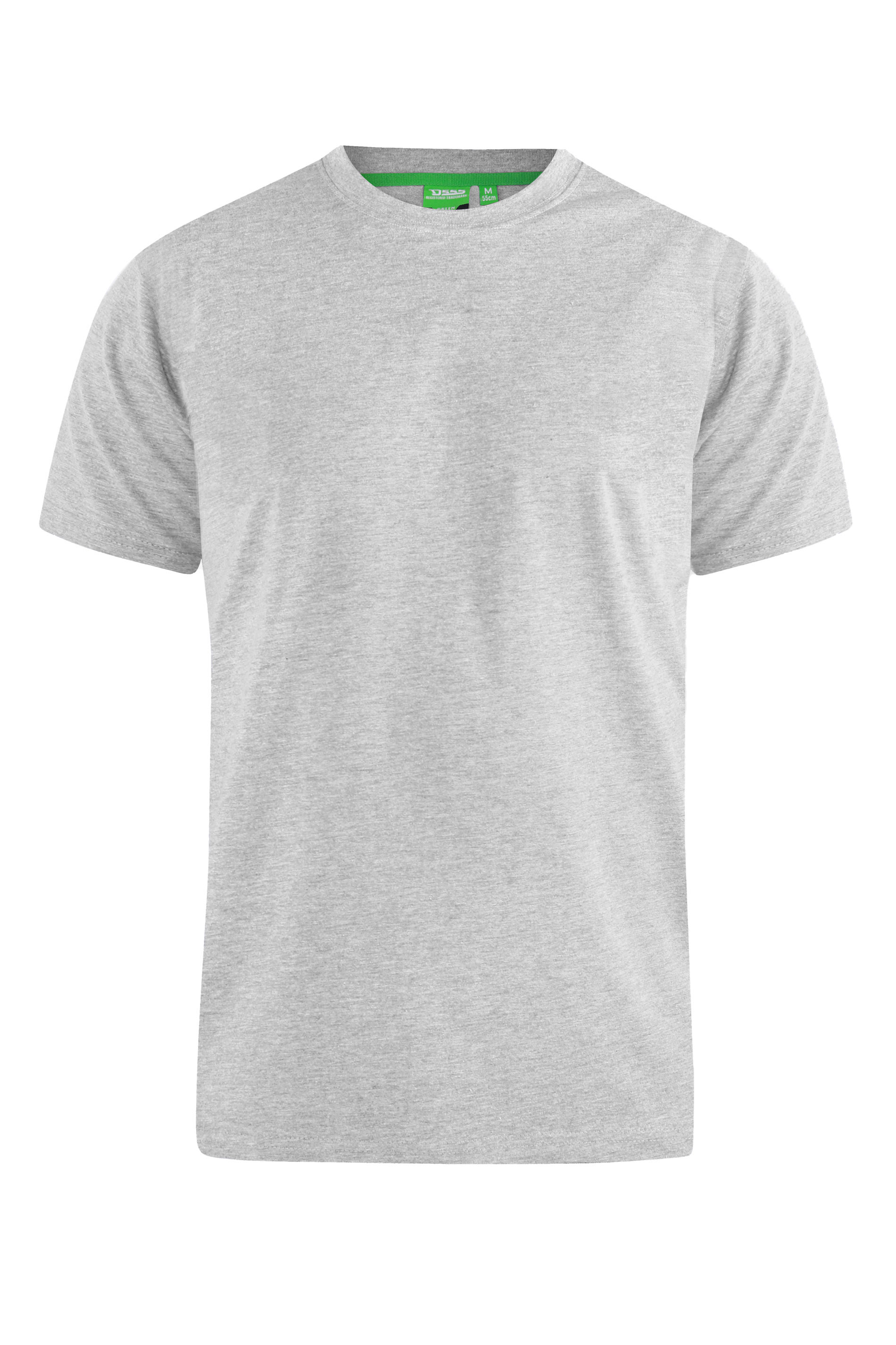 D555 Grey Marl Duke Basic T-Shirt | BadRhino 2