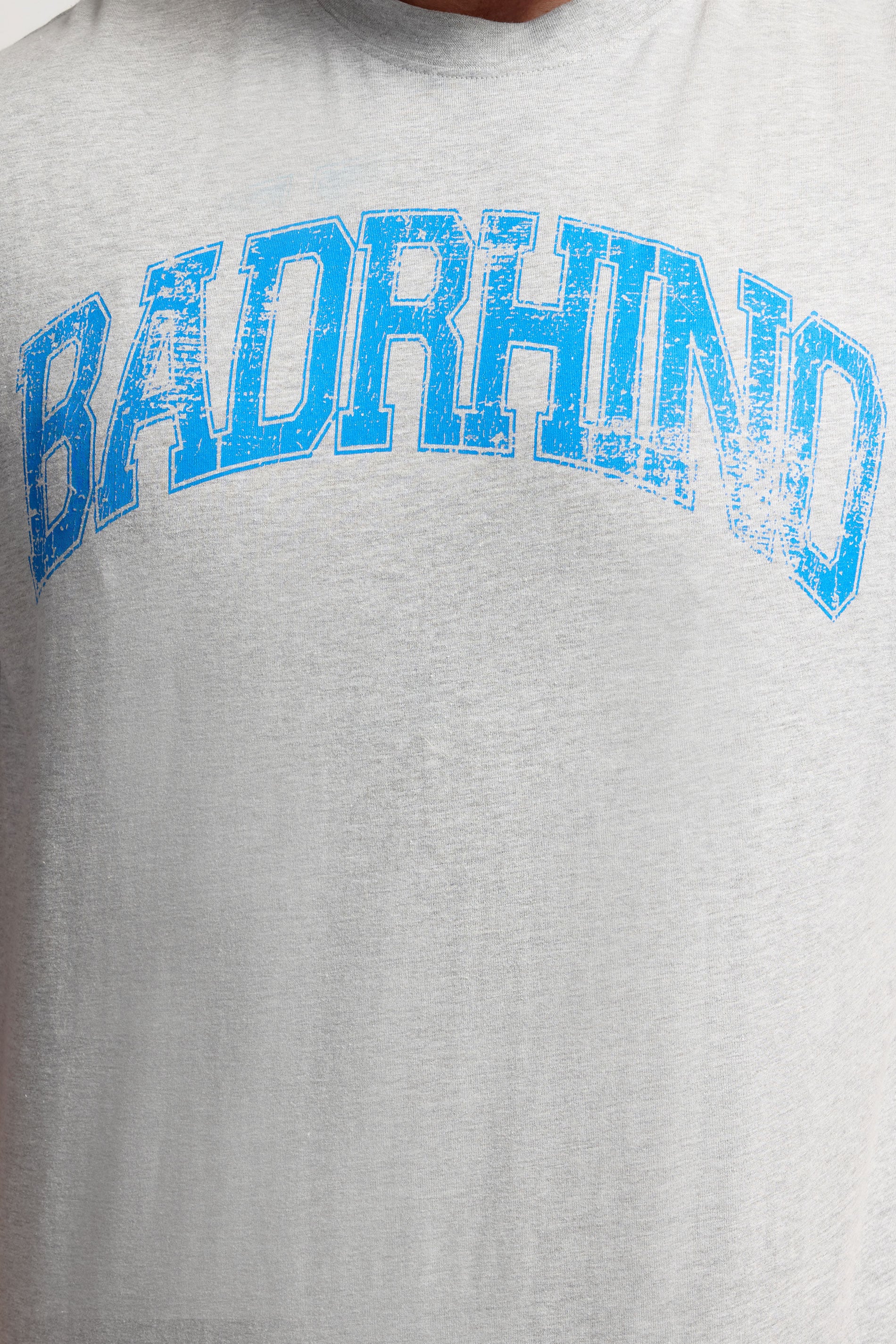 BadRhino Big & Tall Grey Distressed Graphic T-Shirt | BadRhino 5