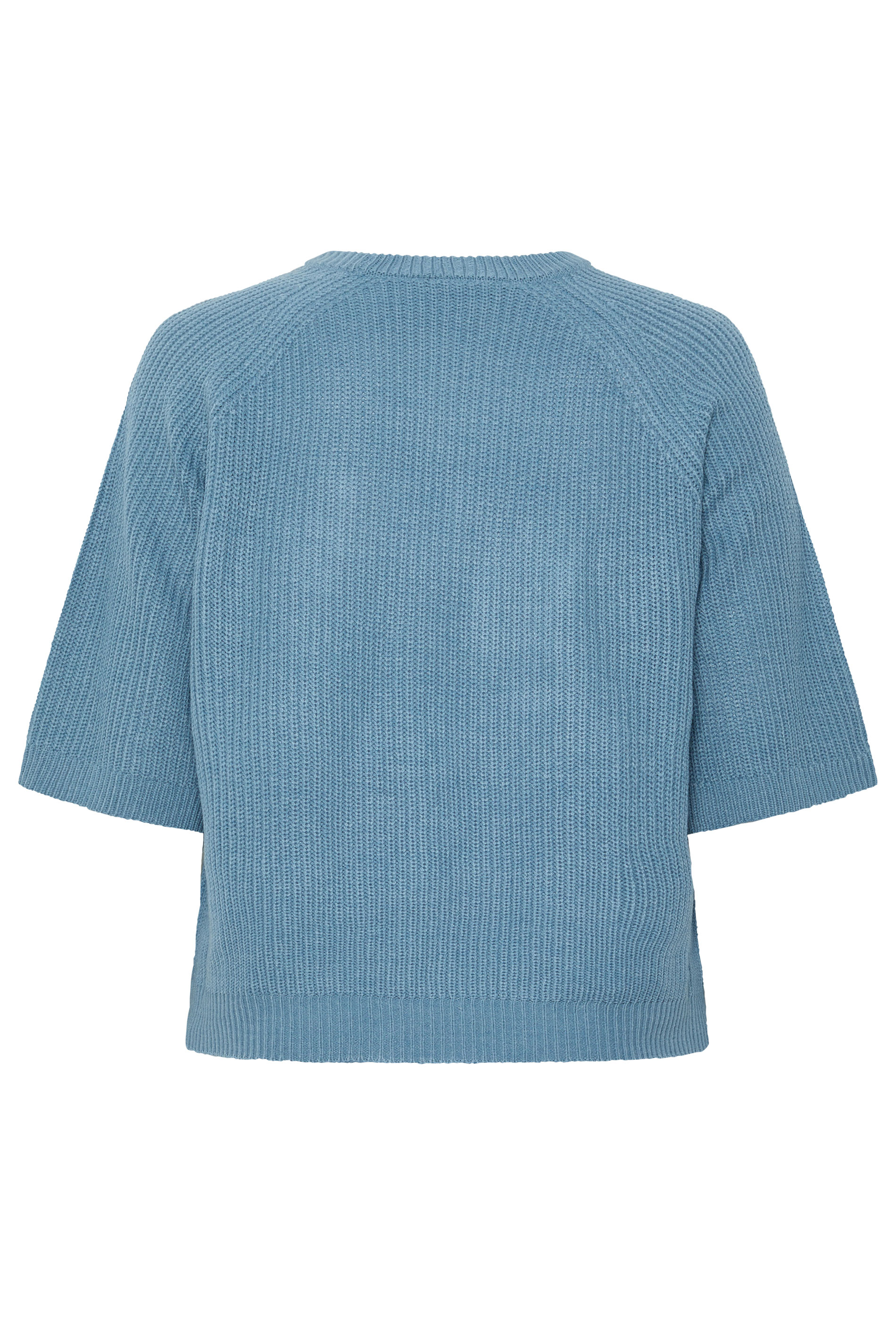YOURS Plus Size Denim Blue Knitted Jumper | Yours Clothing 7