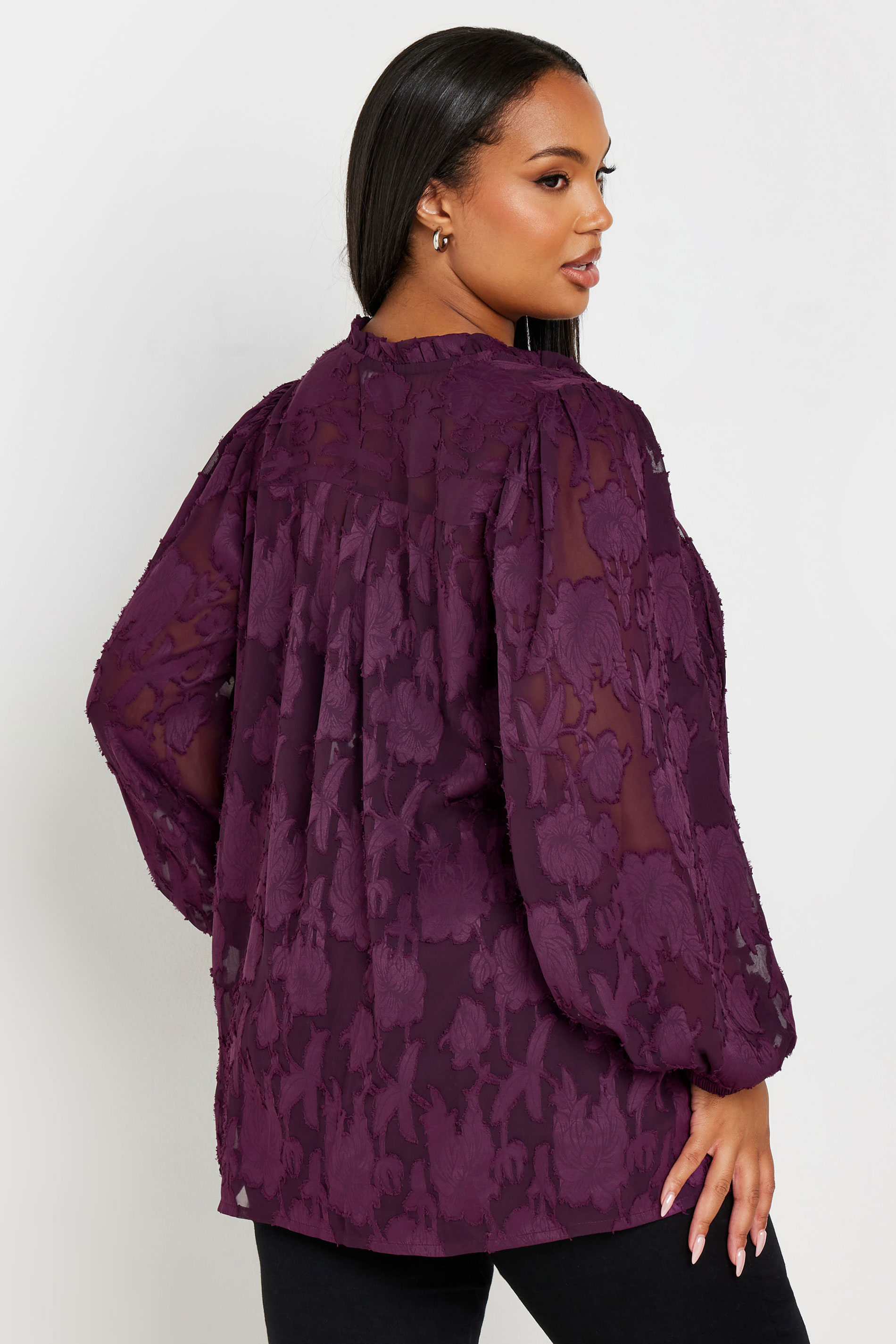 Haut Sans Manches Violet Taille Plus 1X Fleurish - Occasion Très Bon état, Style Tunique Avec Broche