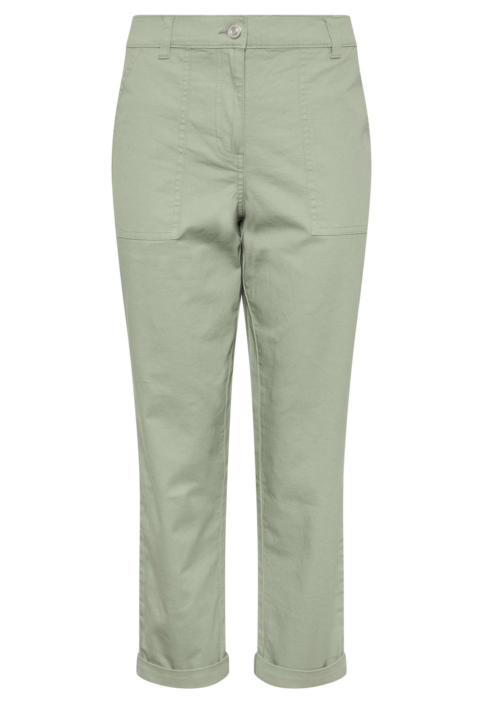 M&Co Sage Green Twill Carpenter Trousers | M&Co 5