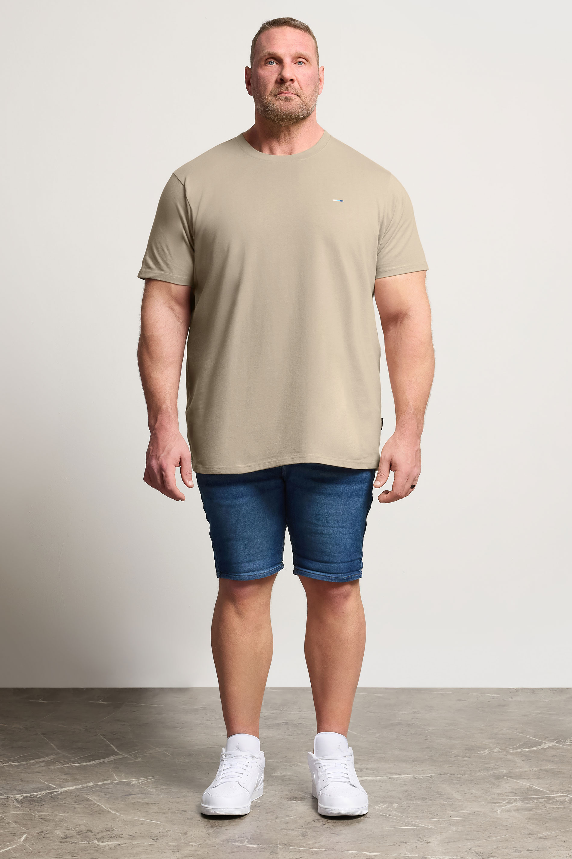 BadRhino Big & Tall Stone Brown Heavyweight T-Shirt | BadRhino 1