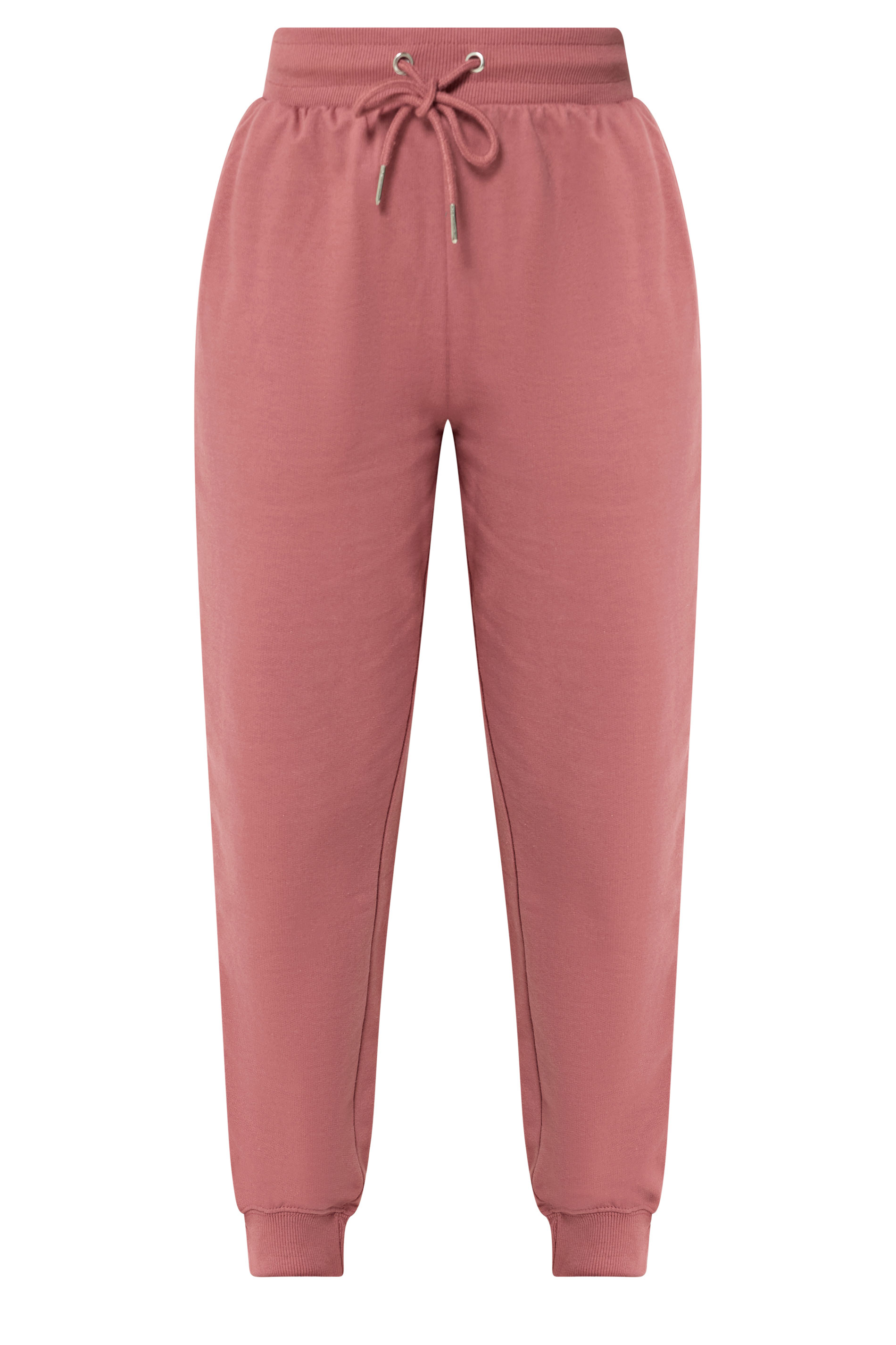 PixieGirl Petite Women's Dark Pink Cuffed Joggers | PixieGirl  5