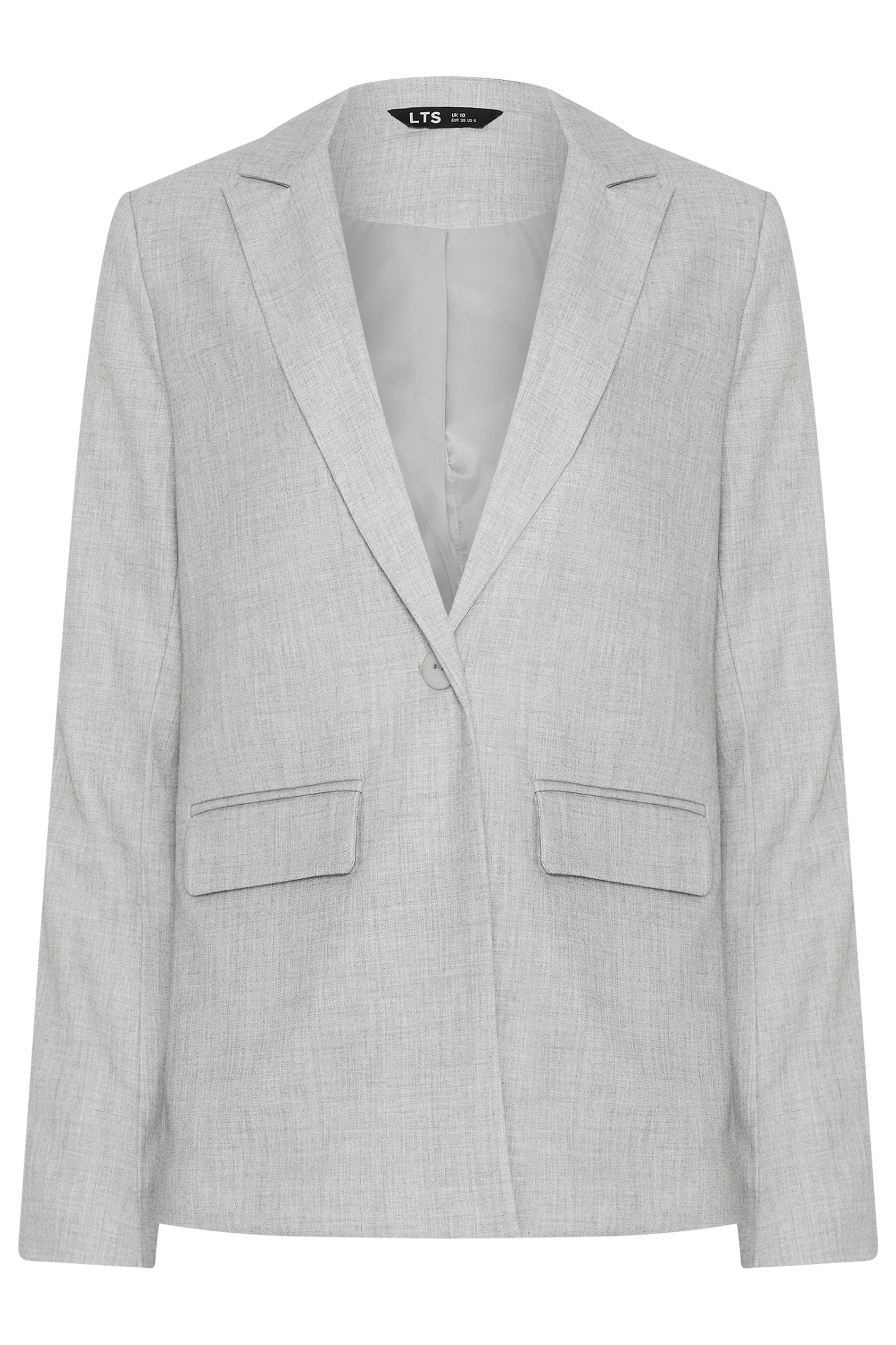 LTS Tall Women's Light Grey Tailored Blazer | Long Tall Sally 5