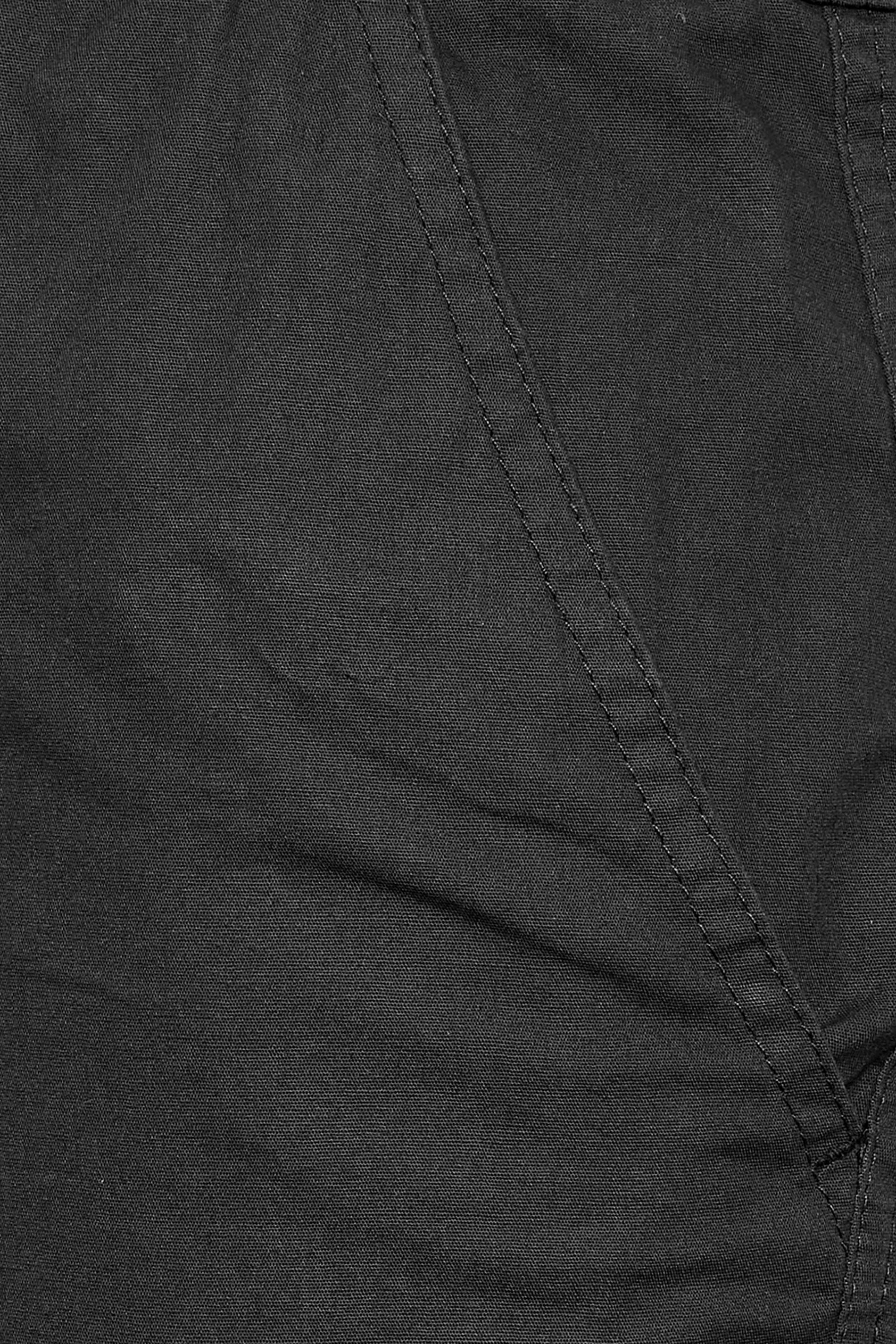 BadRhino Big & Tall Black Lightweight Cargo Shorts | BadRhino 8