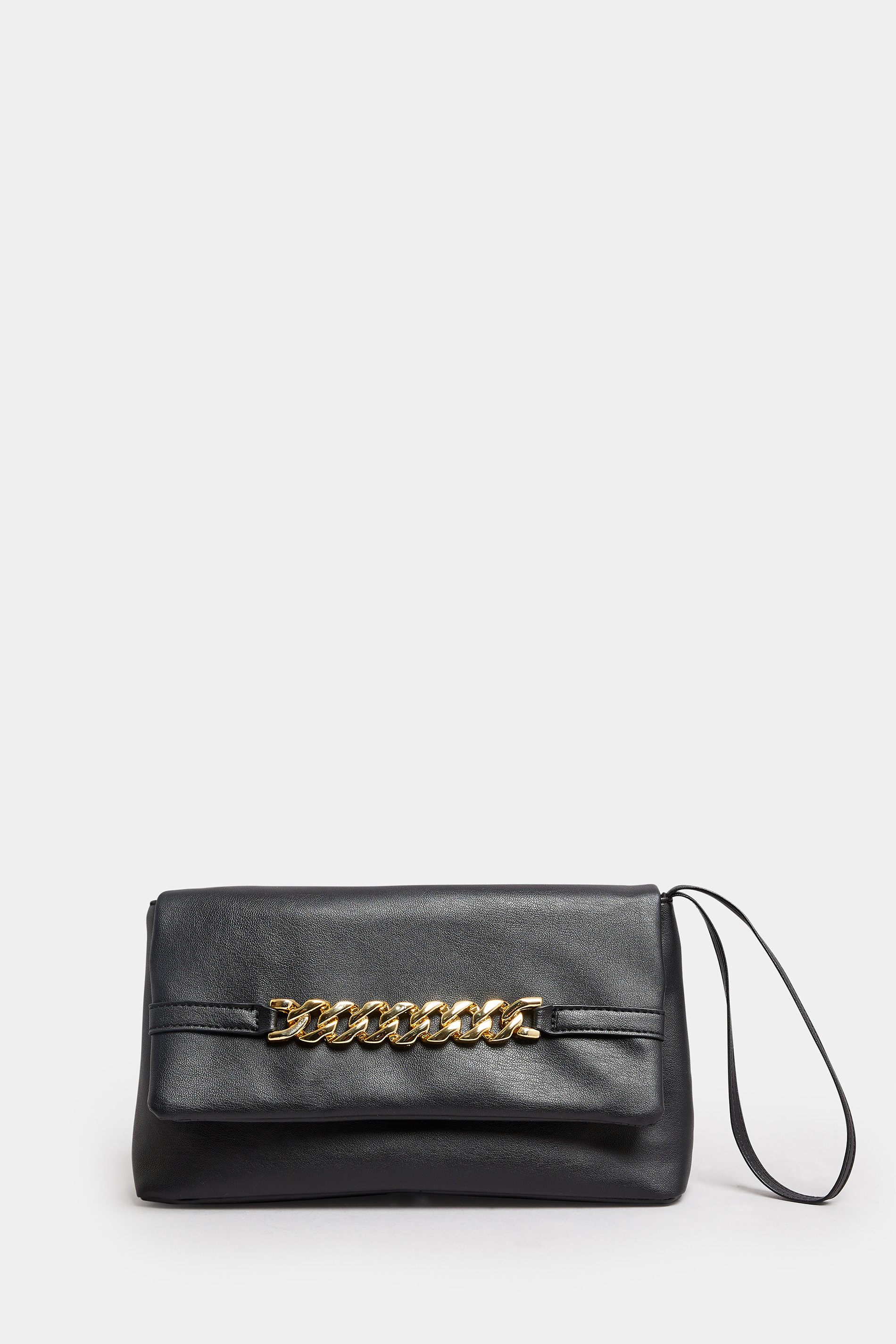 Black Chain Front Bag | Yours Clothing 3