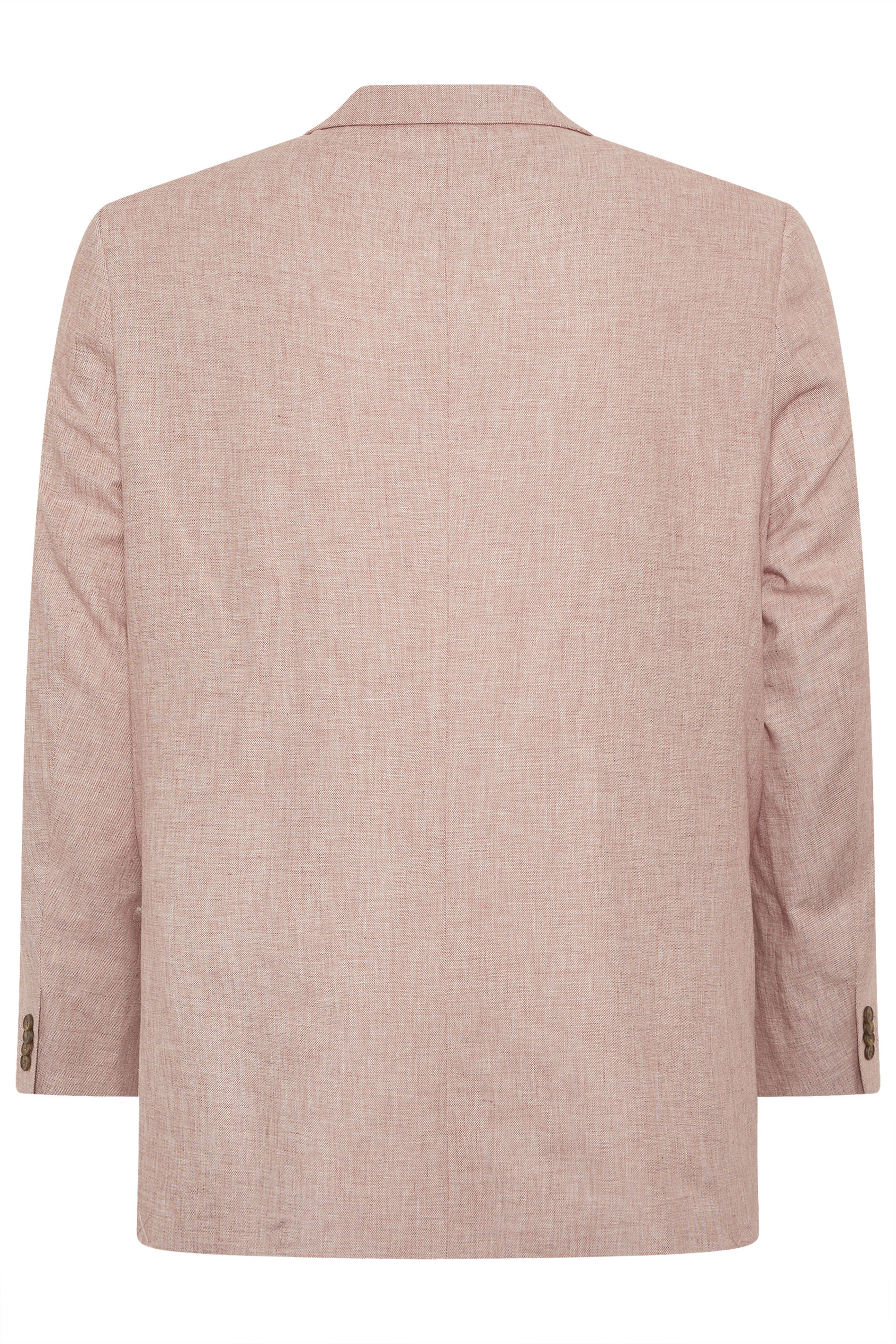 BadRhino Tailoring Big & Tall Rust Orange Linen Blazer | BadRhino 7