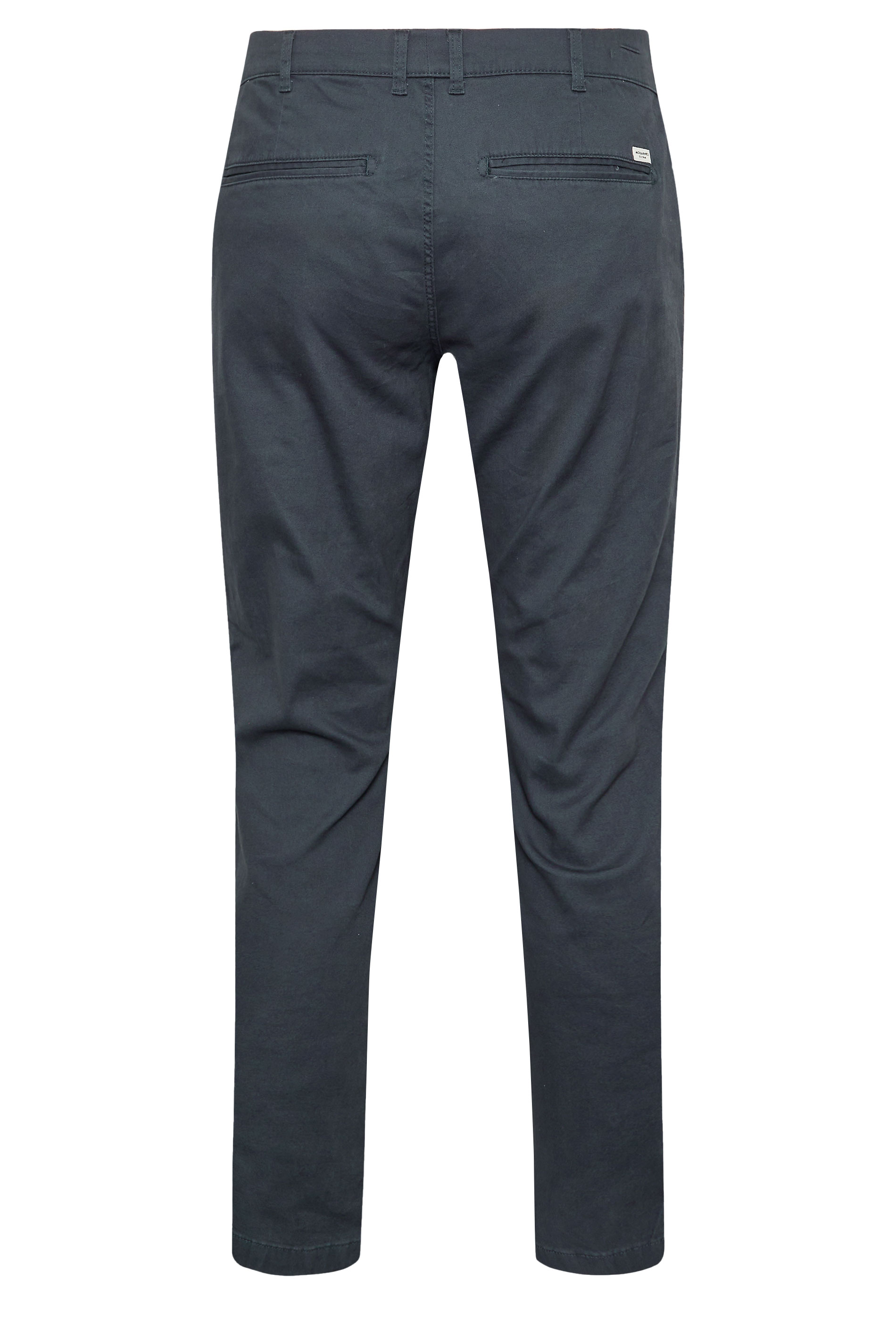 JACK & JONES Big & Tall Navy Blue 'Marco' Chino Trousers | BadRhino 2
