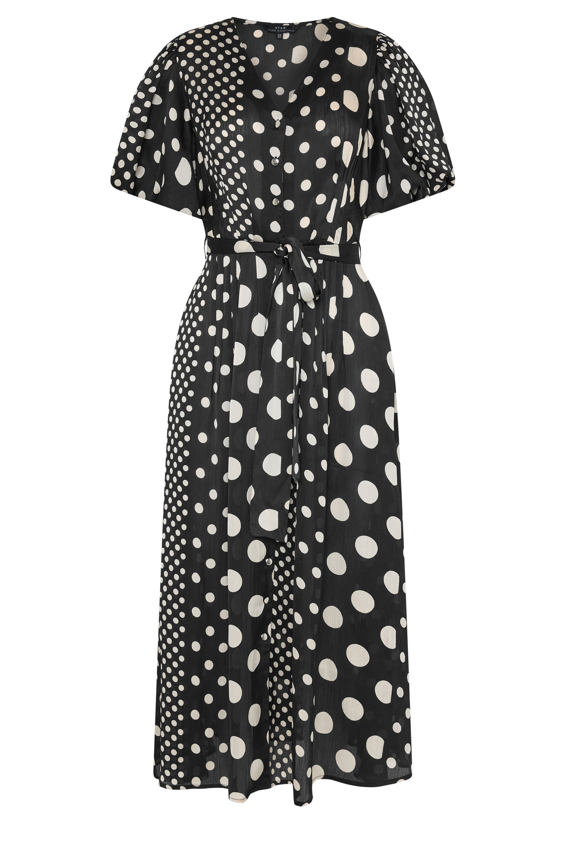 STAR Black Polka Dot Shirt Dress | StarByJM 5