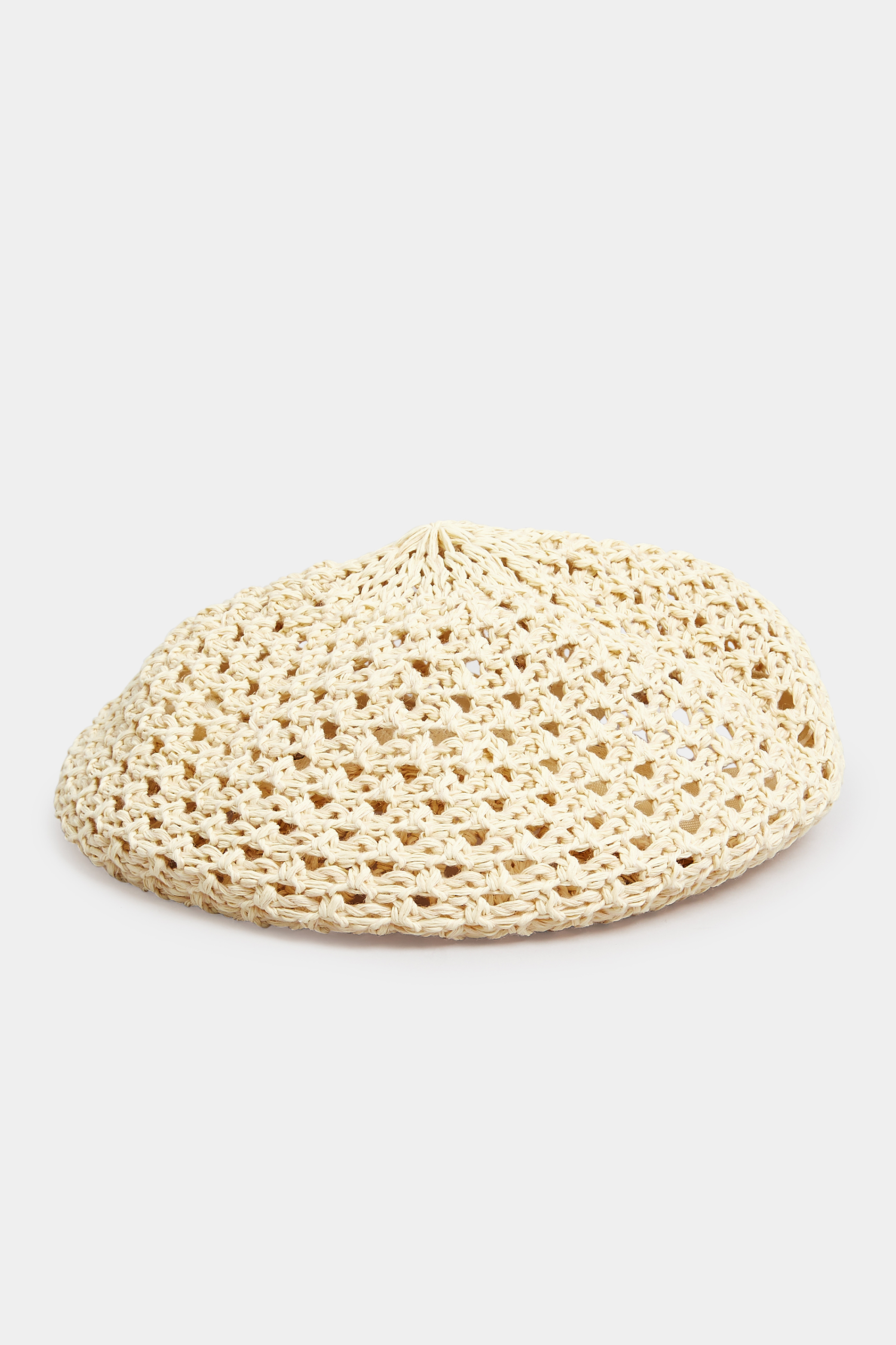 Cream Straw Beret | Yours Clothing 2