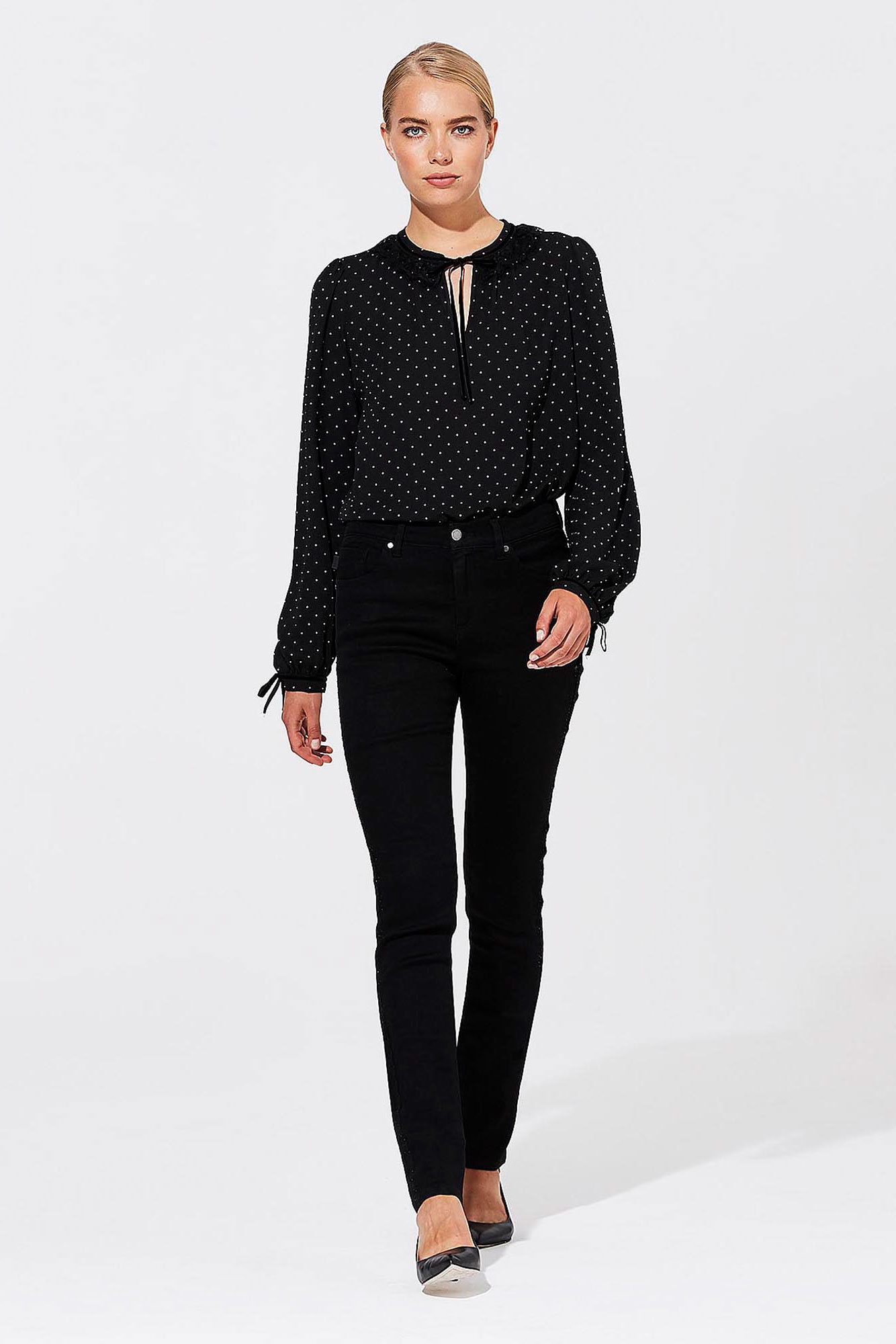Karl Lagerfeld Paris Side Sparkle Jean | Long Tall Sally