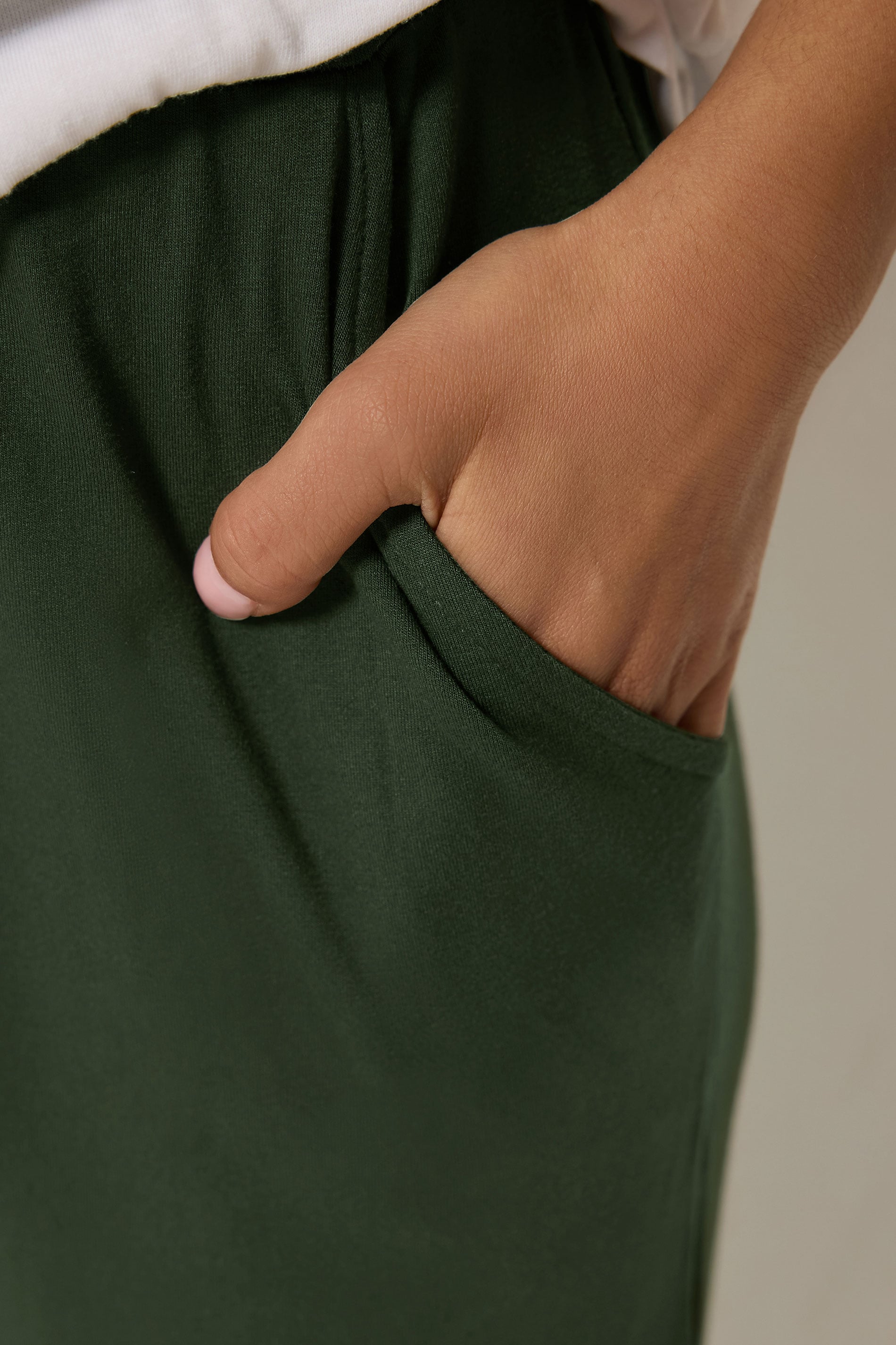PixieGirl Petite Women's Forest Green Harem Trousers | PixieGirl 4