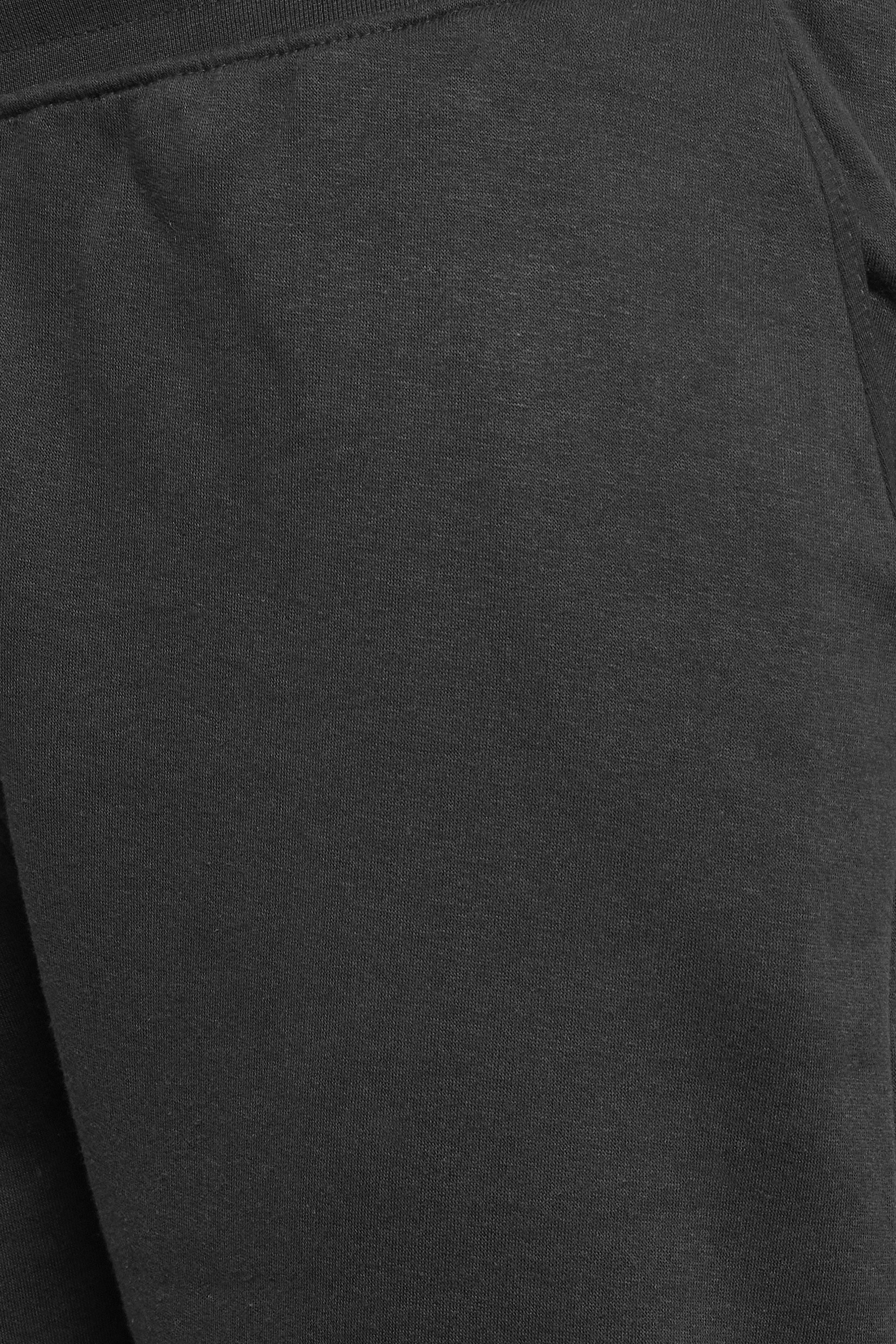 D555 Big & Tall Black Cuffed Joggers | BadRhino  6