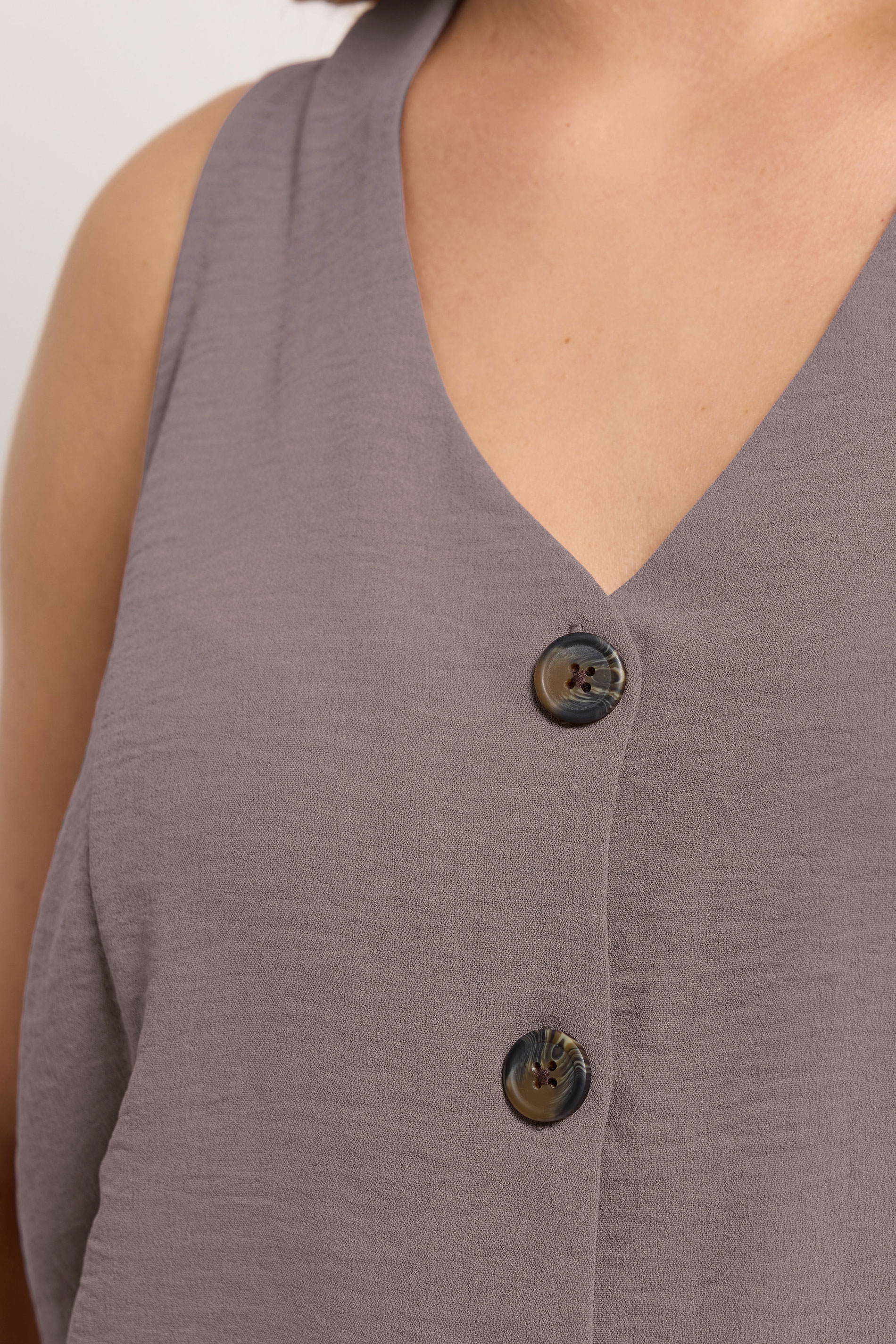 YOURS Plus Size Light Purple Waistcoat | Yours Clothing 4