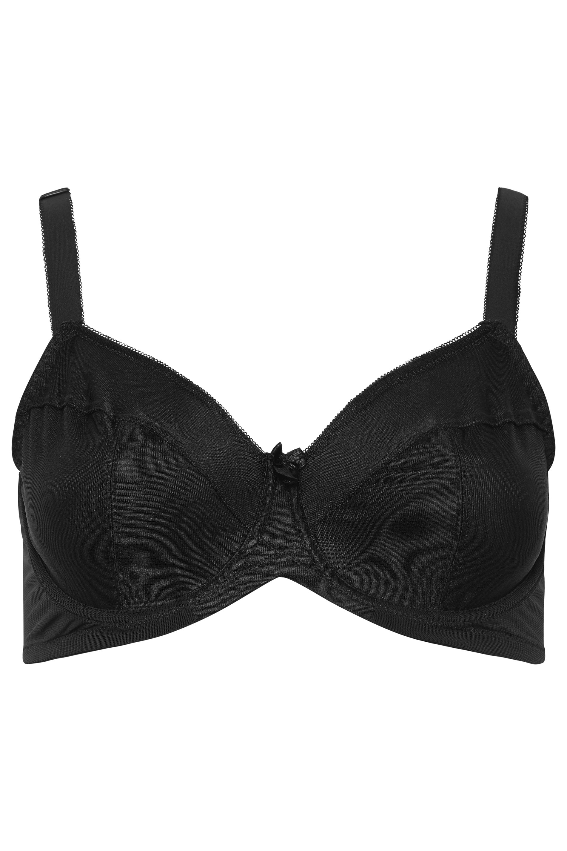 YOURSET 2 PACK Plus Size Black & White Underwired Bras | Yours Clothing 6