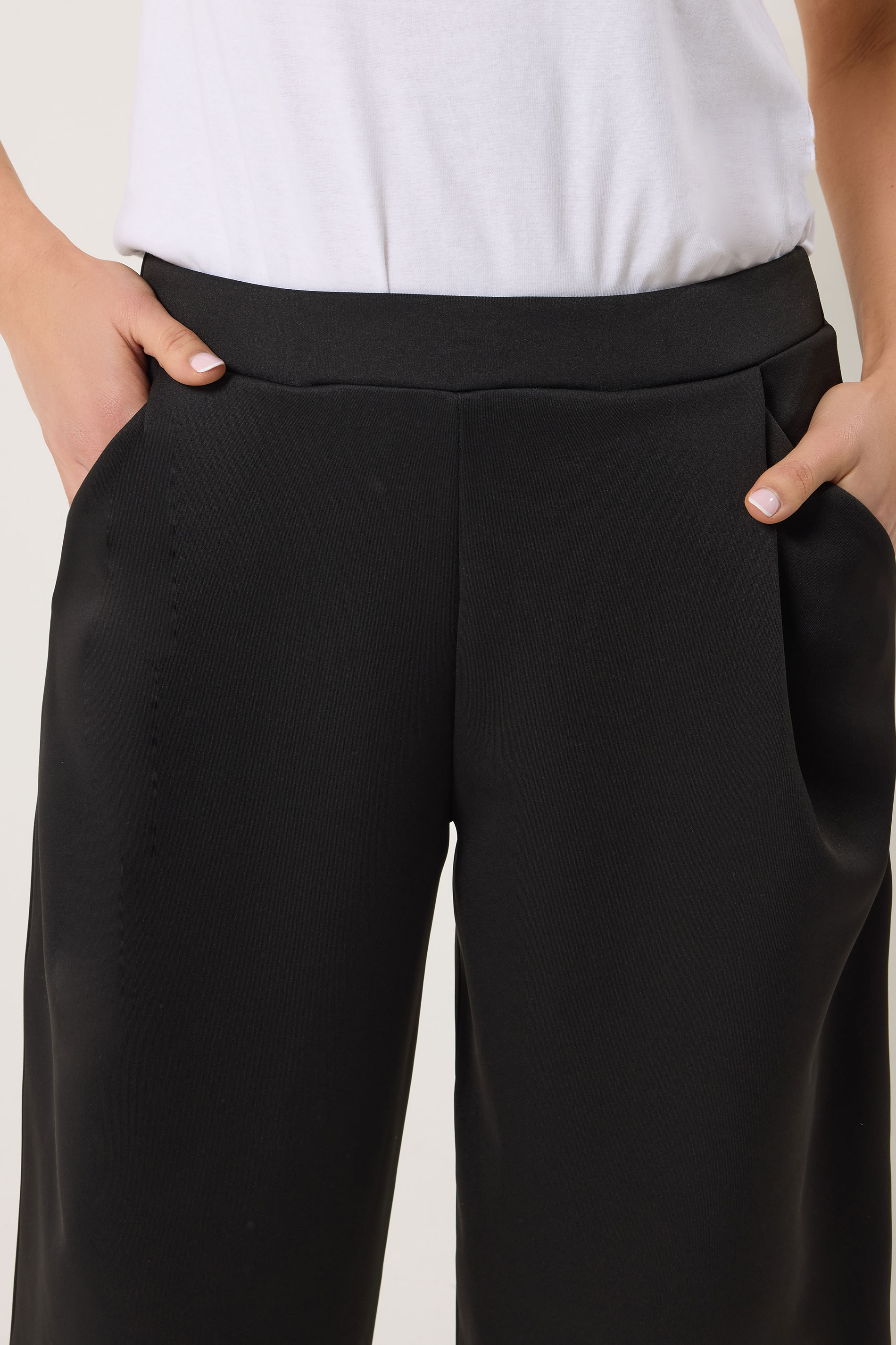 LTS Tall Women's Black Barrel Leg Trousers | Long Tall Sally 4