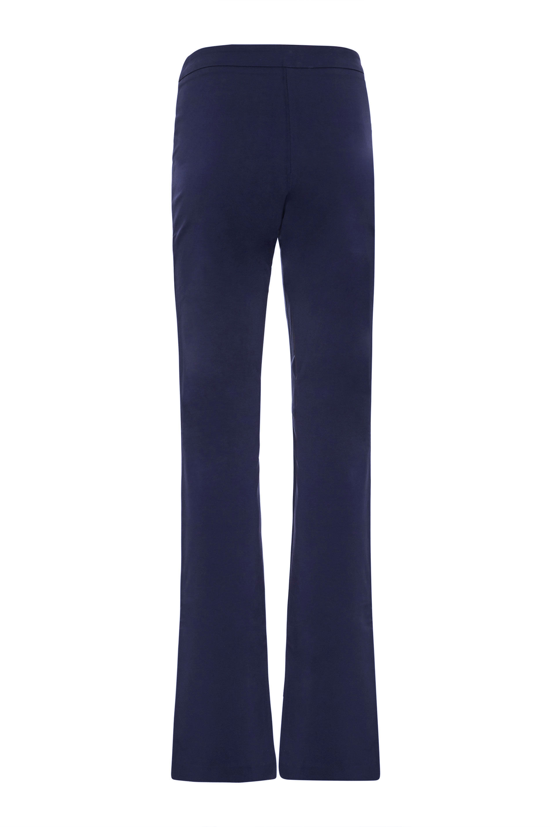 Navy Allegro Bootcut Trousers | Long Tall Sally