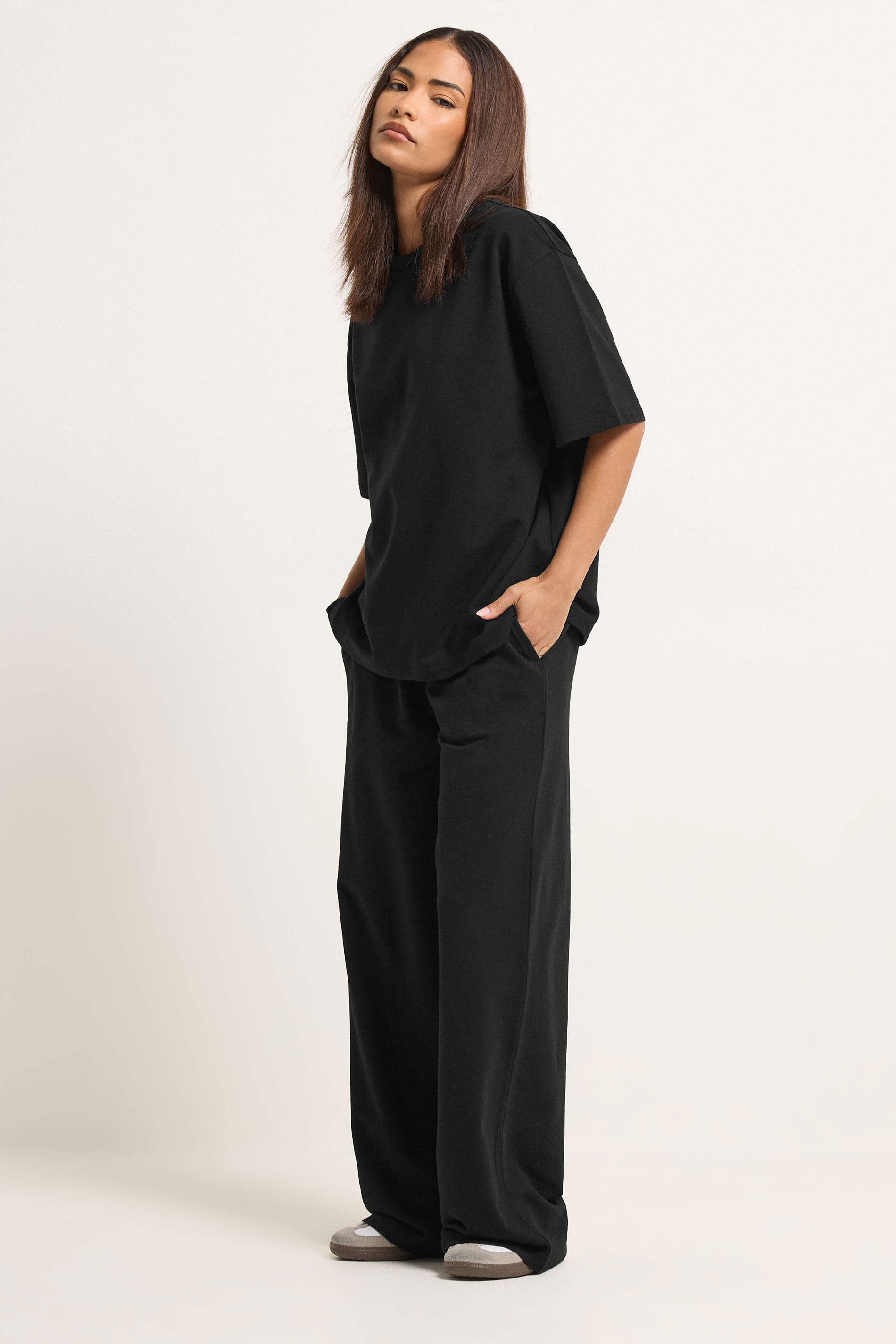 PixieGirl Petite Women's Black Cotton T-Shirt | PixieGirl 1