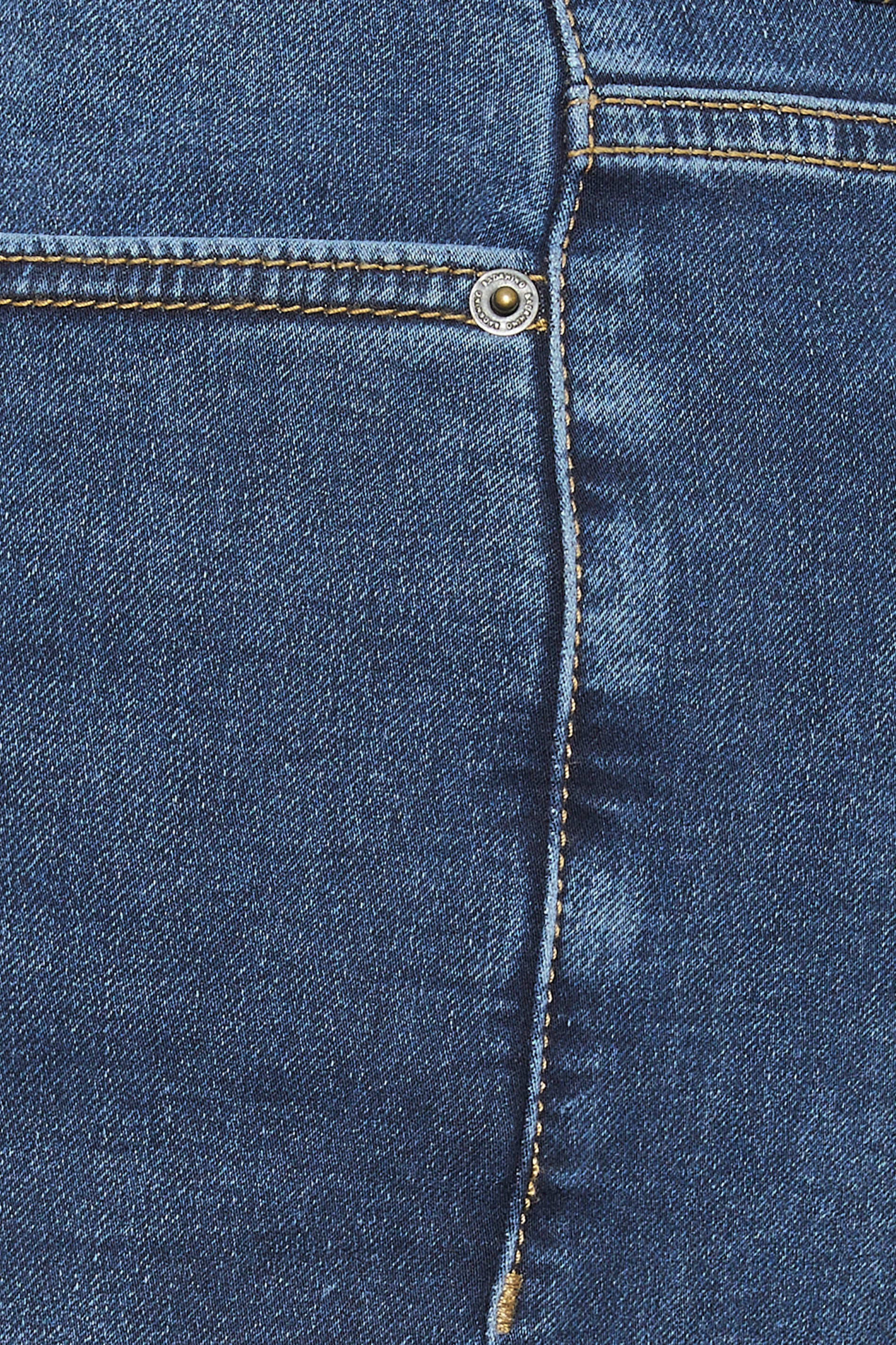 BadRhino Big & Tall Mid Blue Ultra Stretch Denim Short | BadRhino 7