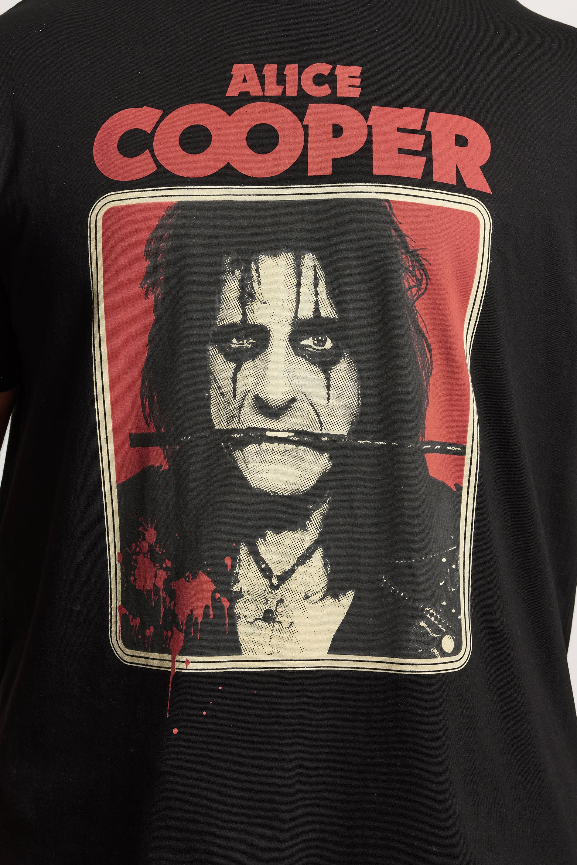 BadRhino Big & Tall Black Alice Cooper Graphic T-Shirt | BadRhino 4
