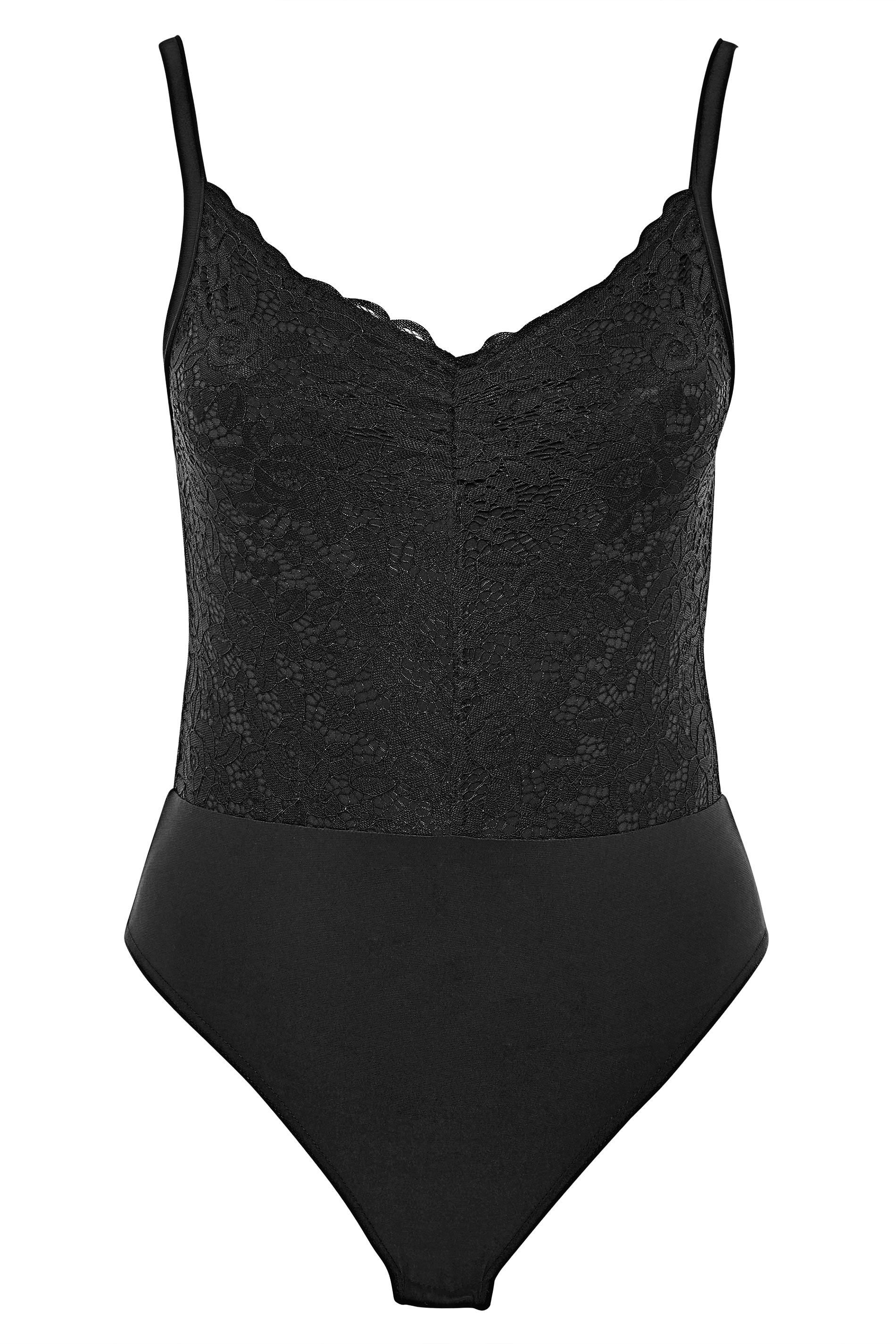 Plus Size Limited Collection Black Lace Bodysuit Yours Clothing