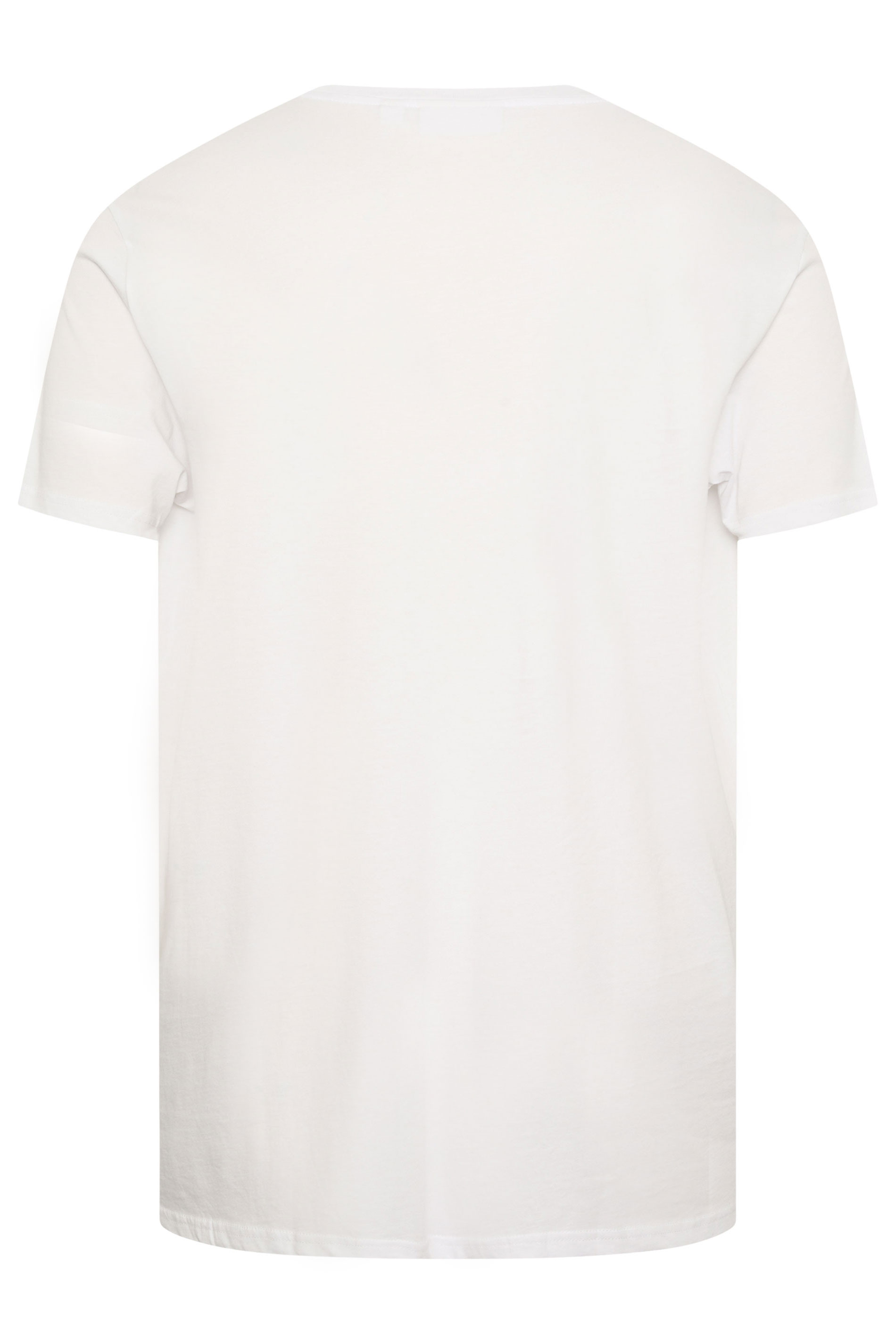 BEN SHERMAN Big & Tall White Guitar Graphic T-Shirt | BadRhino 4