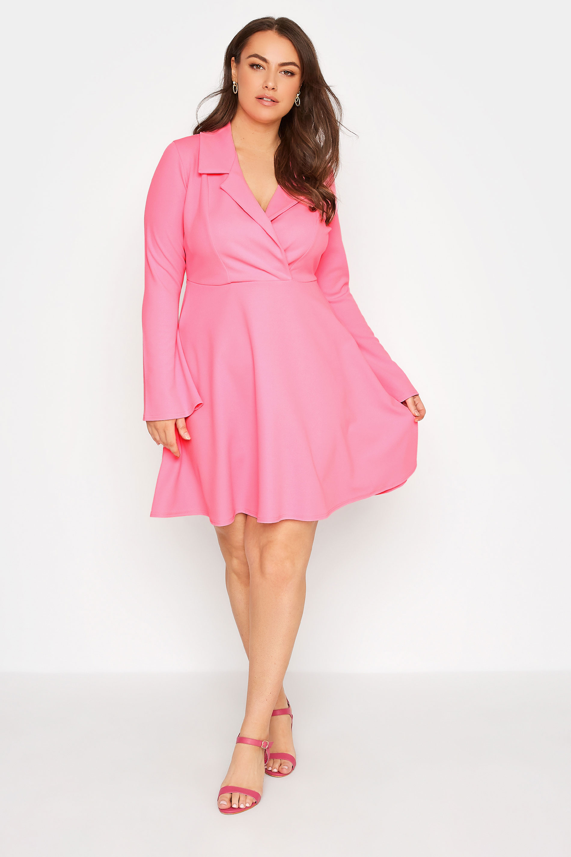Pink Blazer Dress 