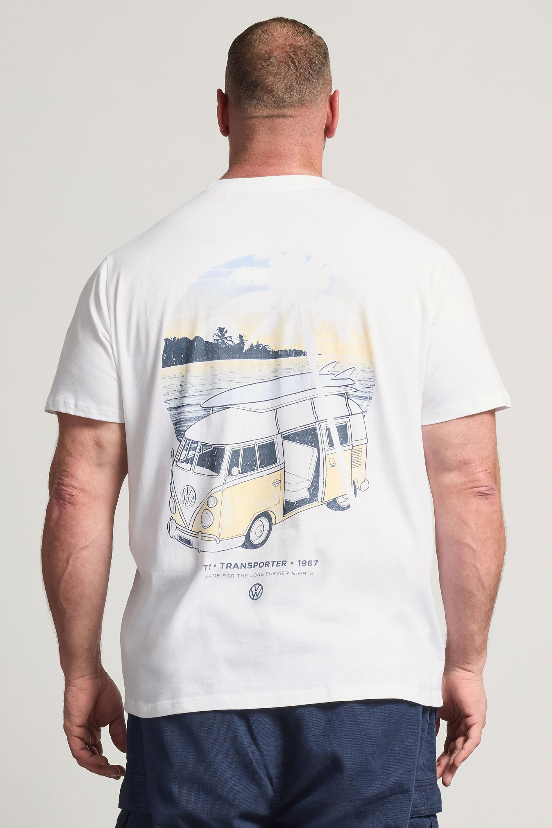 BadRhino Big & Tall White Volkswagen Graphic T-Shirt 2