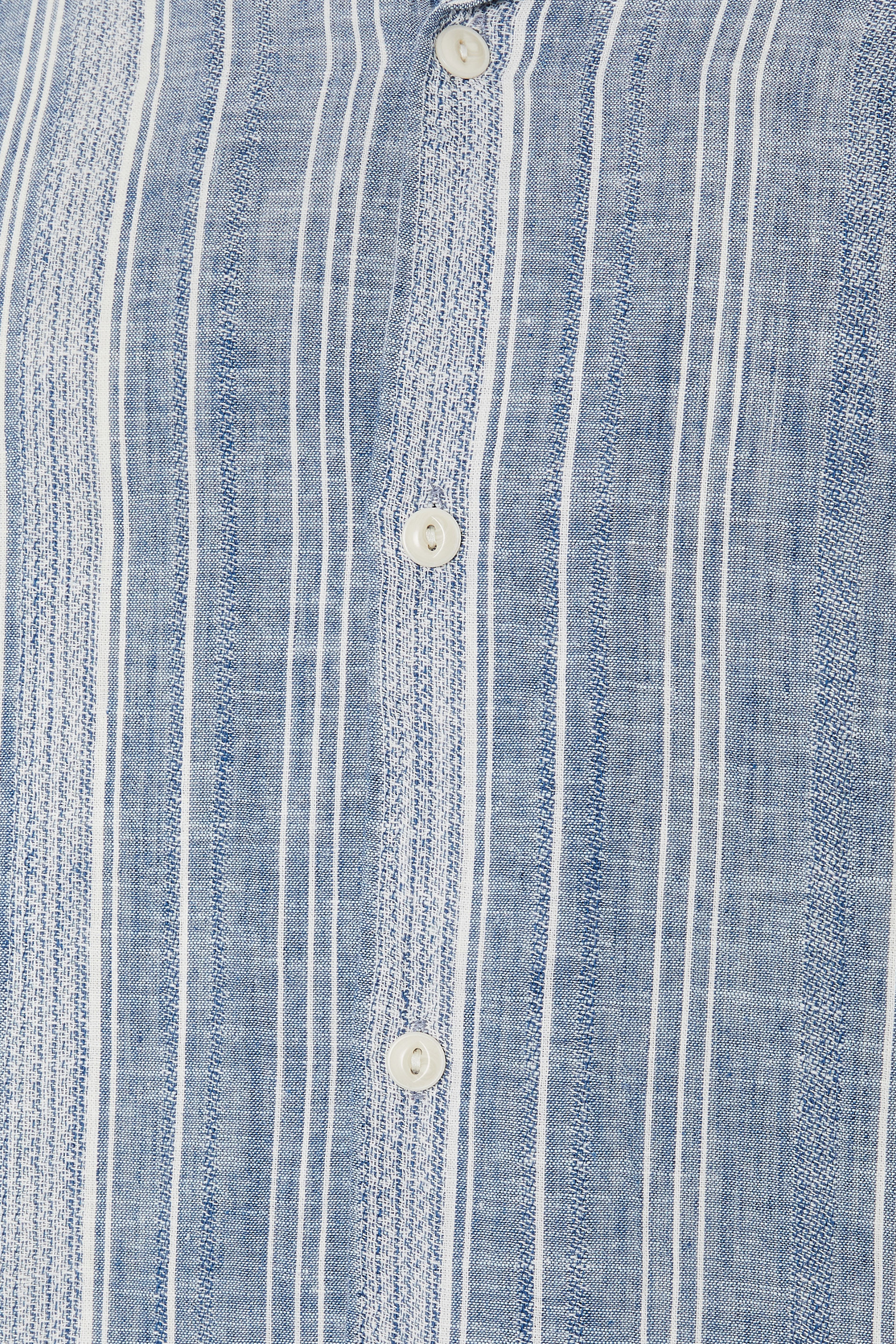 JACK & JONES Big & Tall Navy Blue Linen Blend Resort Shirt | BadRhino 5