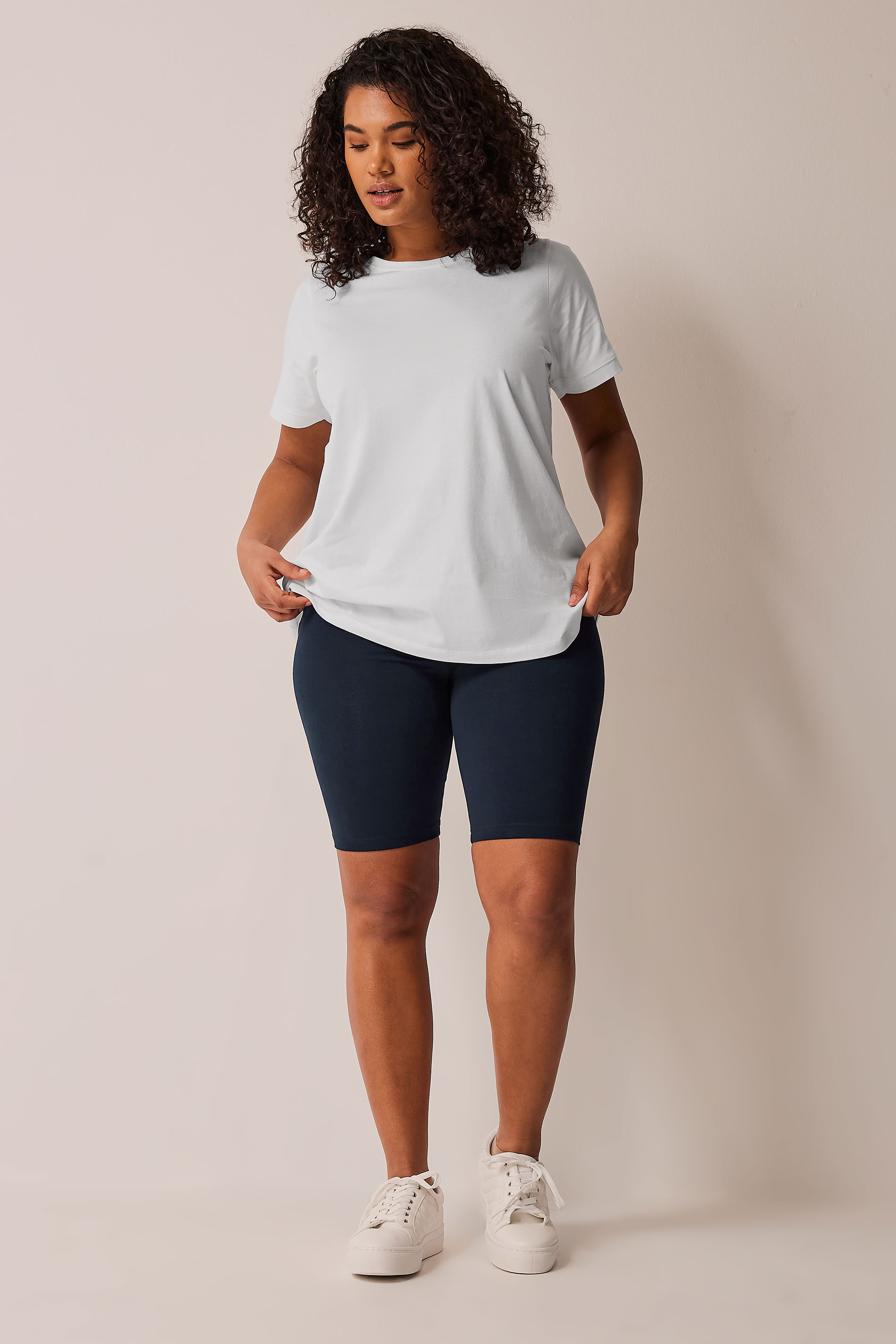EVANS Plus Size White Essential T-Shirt | Evans 2