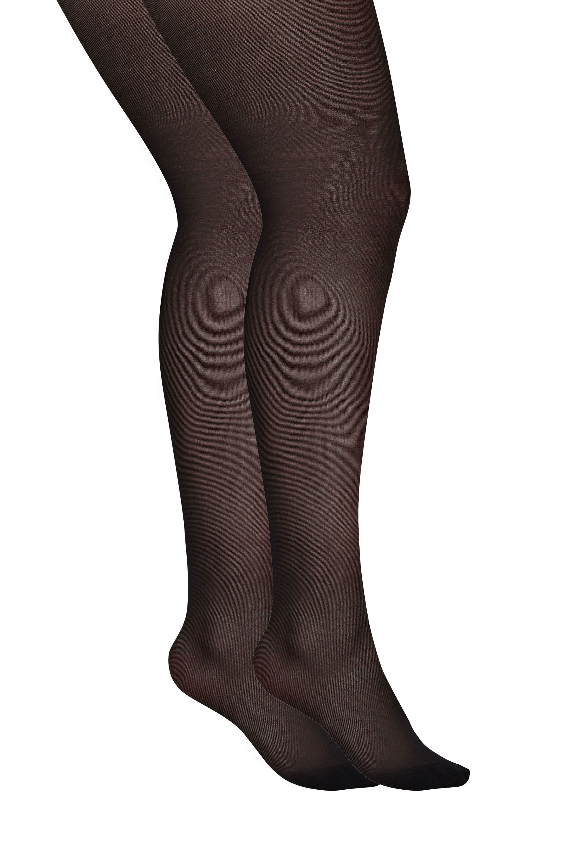 YOURSET Plus Size 2 PACK Black 70 Denier Tights | Yours Clothing 3
