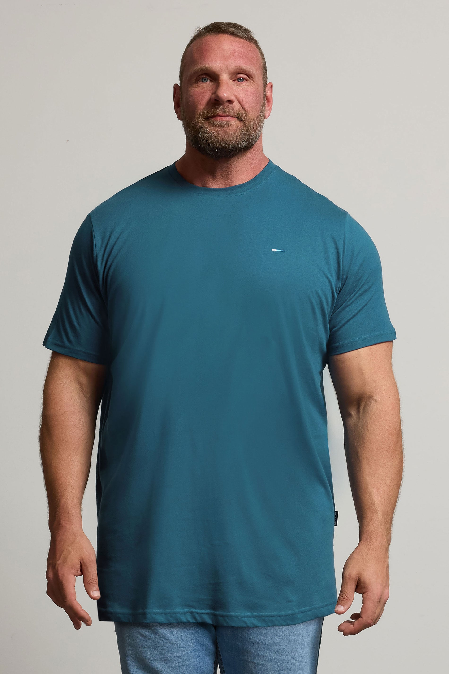 BadRhino Big & Tall Ocean Blue Extra Long Core T-Shirt | BadRhino 3