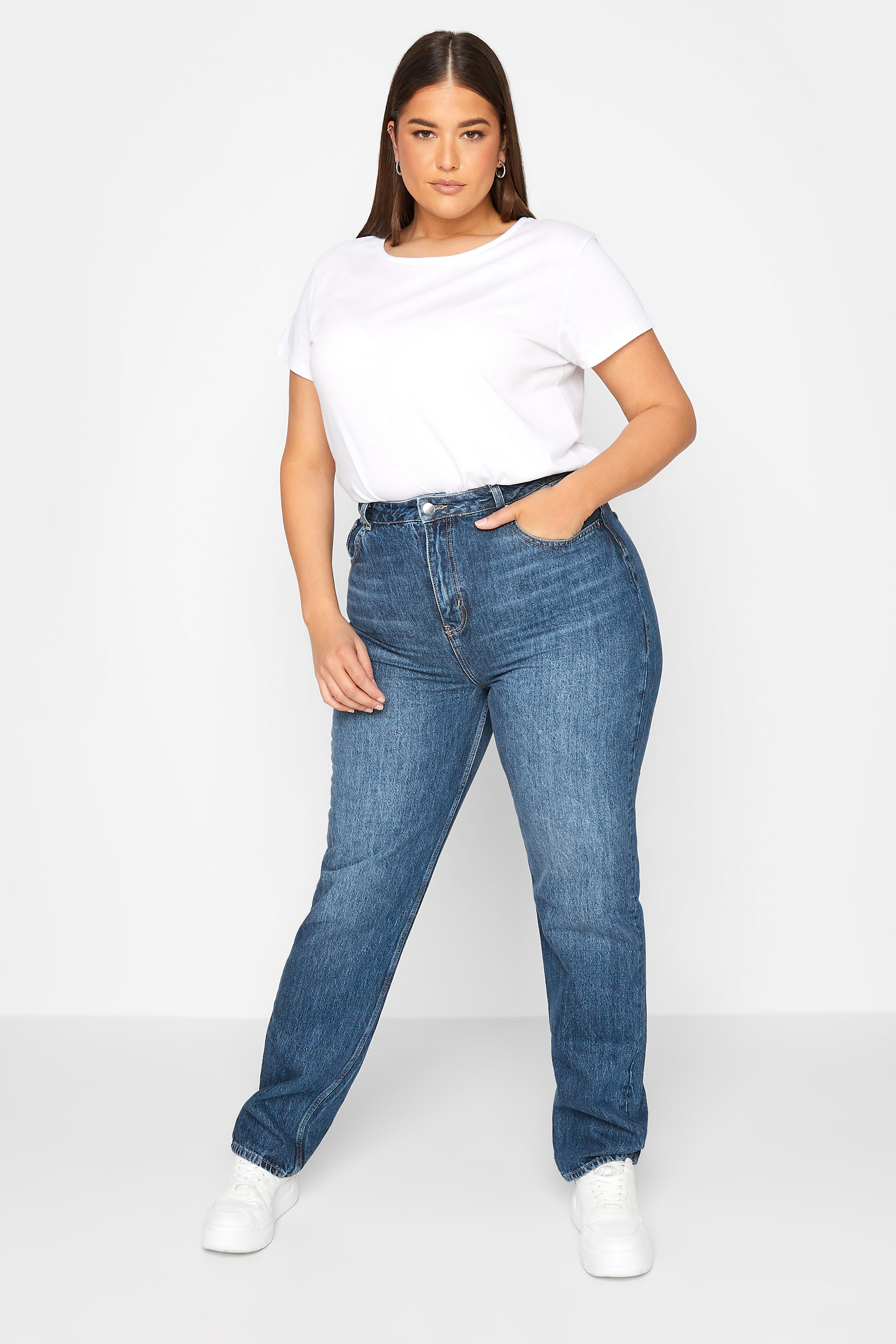 Tall Women's LTS Blue Mom Jeans | Long Tall Sally 2