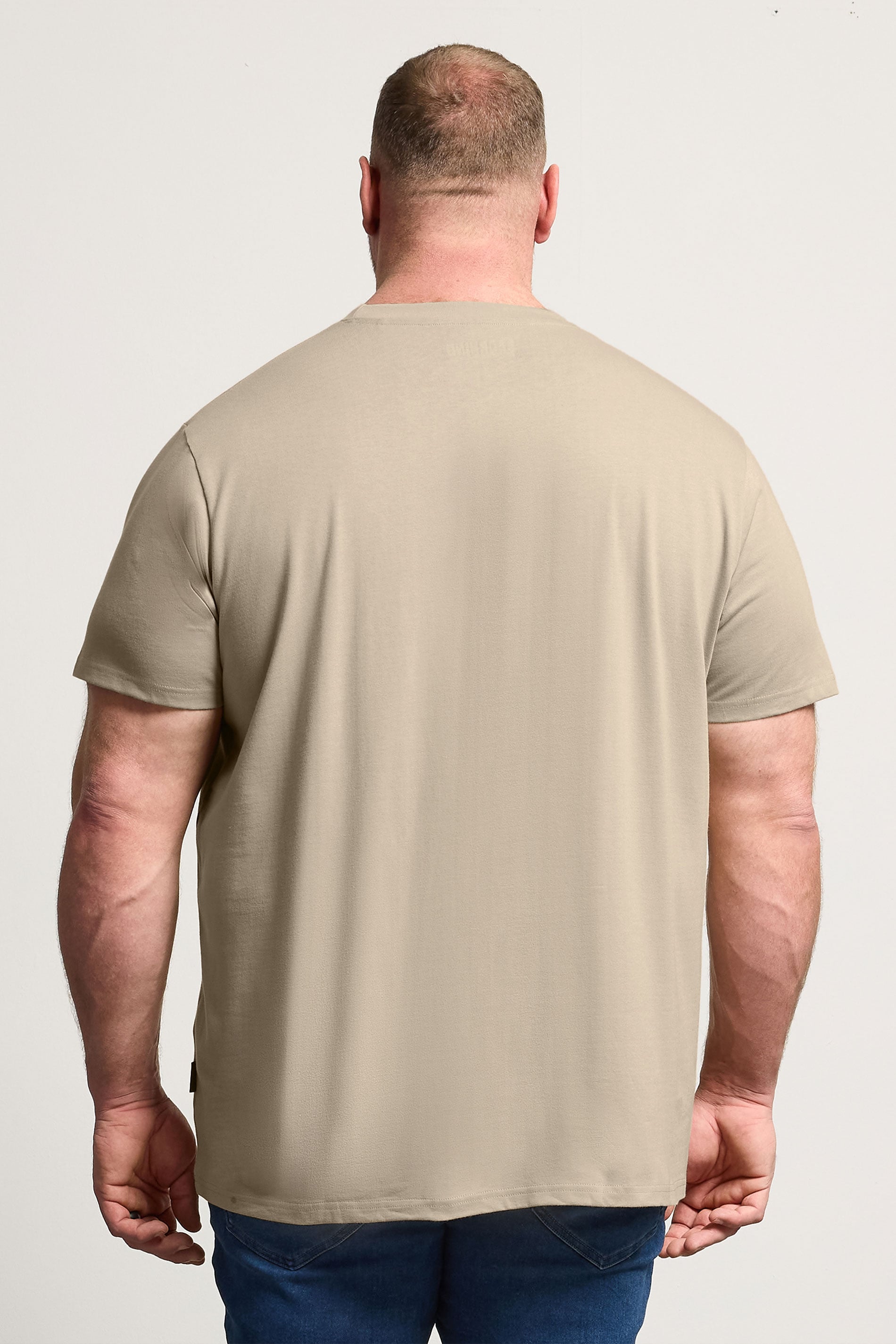 BadRhino Big & Tall Stone Brown Heavyweight T-Shirt | BadRhino 2