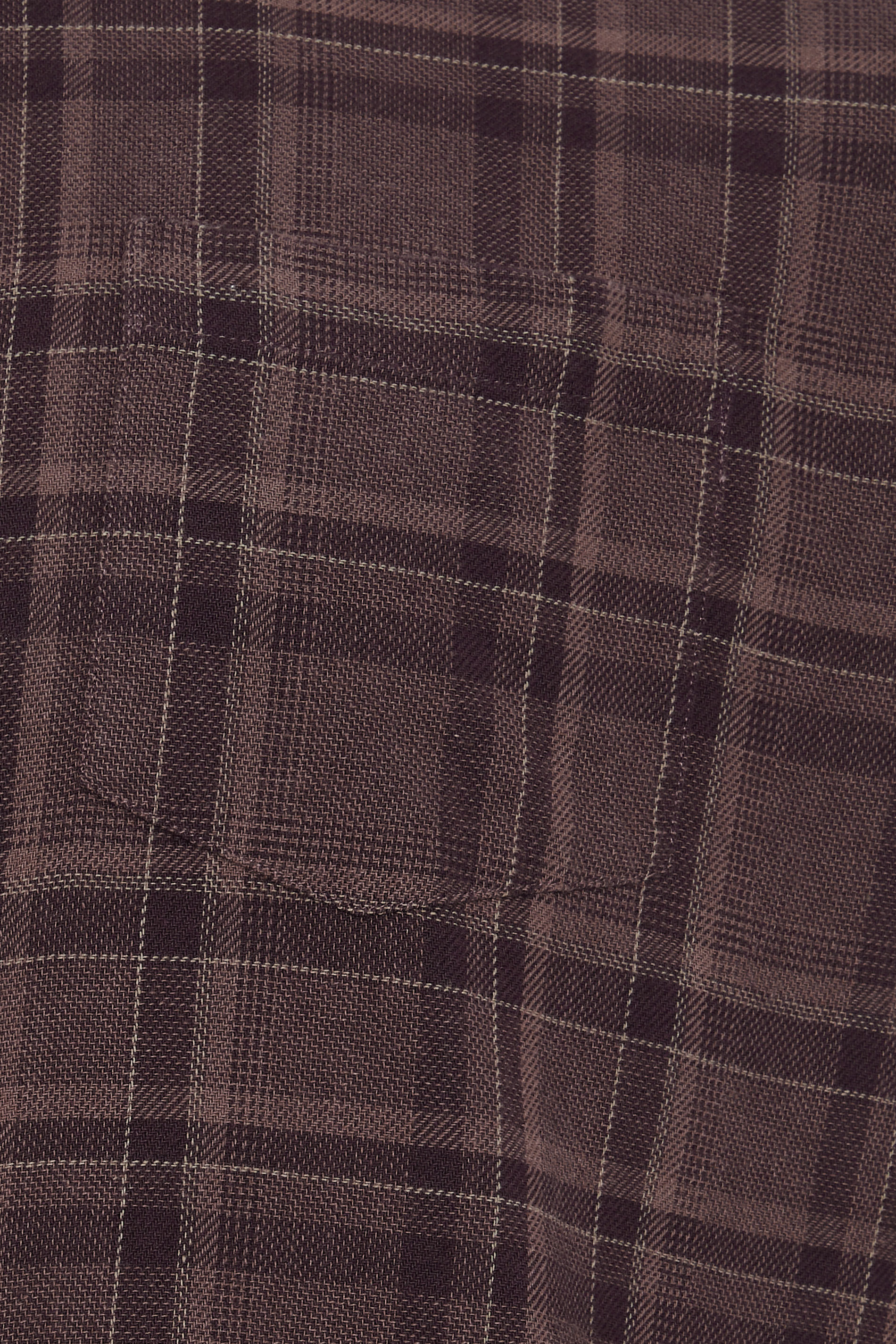 BadRhino Big & Tall Burgundy Red Check Long Sleeve Shirt | BadRhino 3