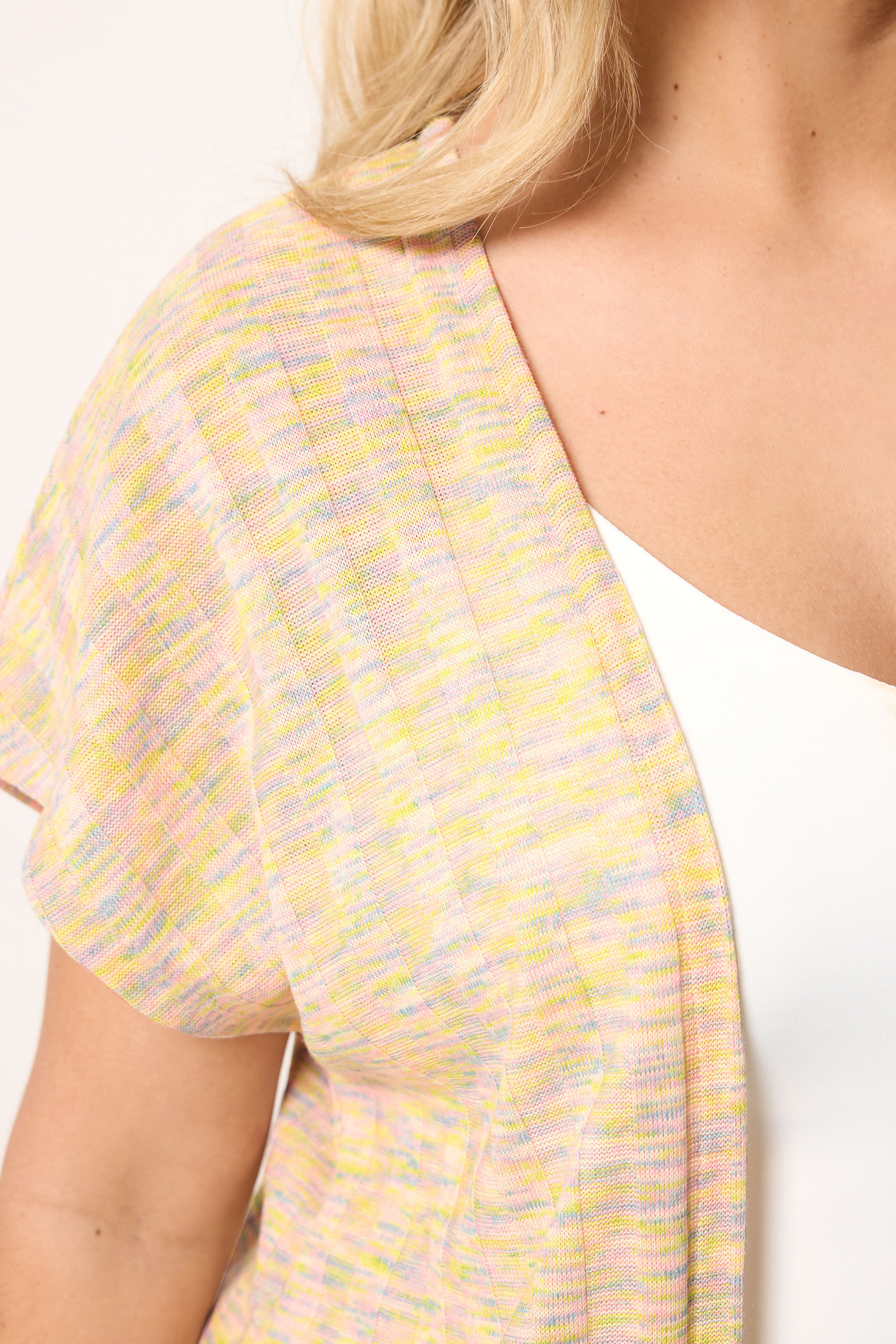 YOURS Plus Size Pink Ribbed Cardigan | Yours Clothing 4