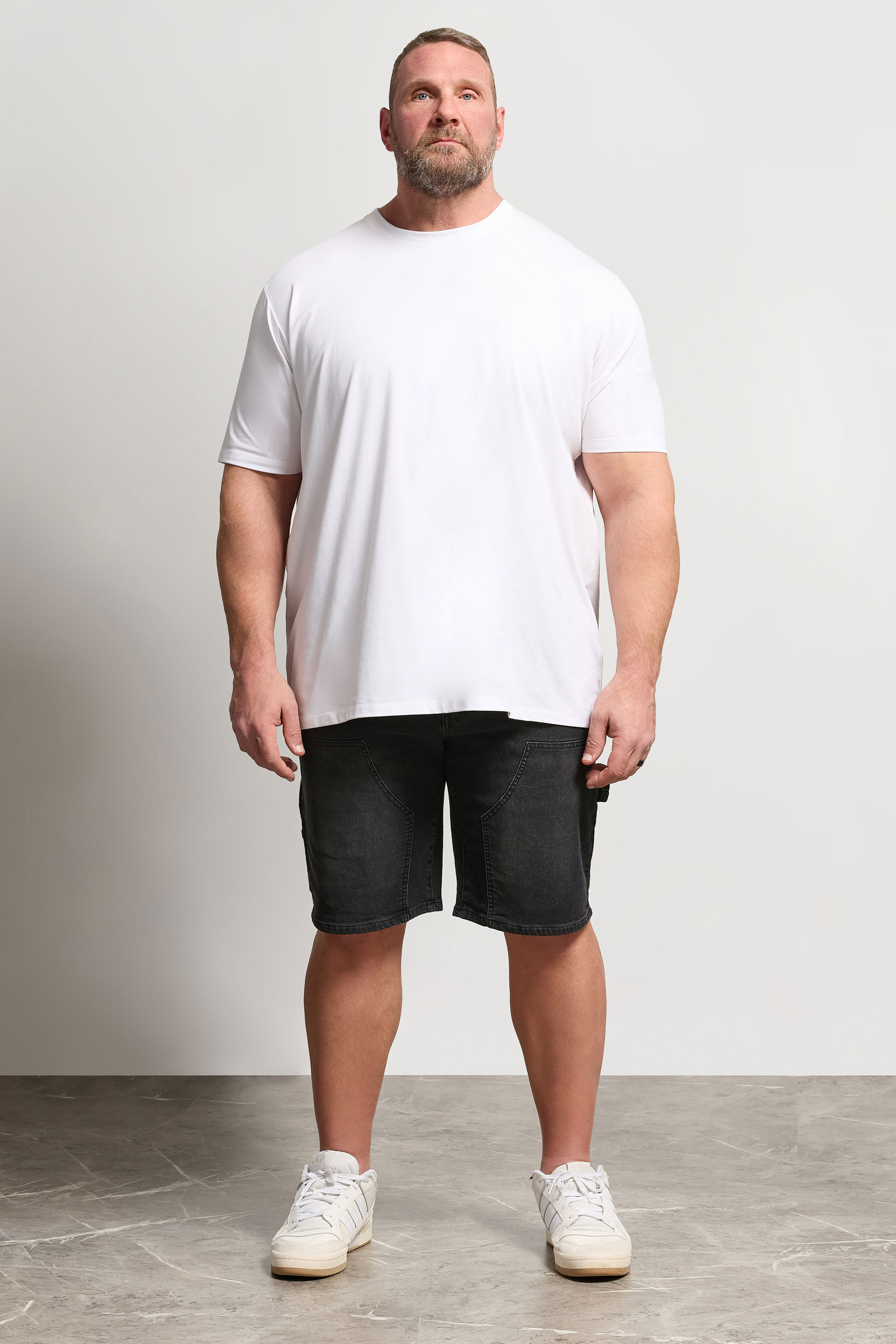BadRhino Big & Tall Black Wash Carpenter Shorts | BadRhino 2