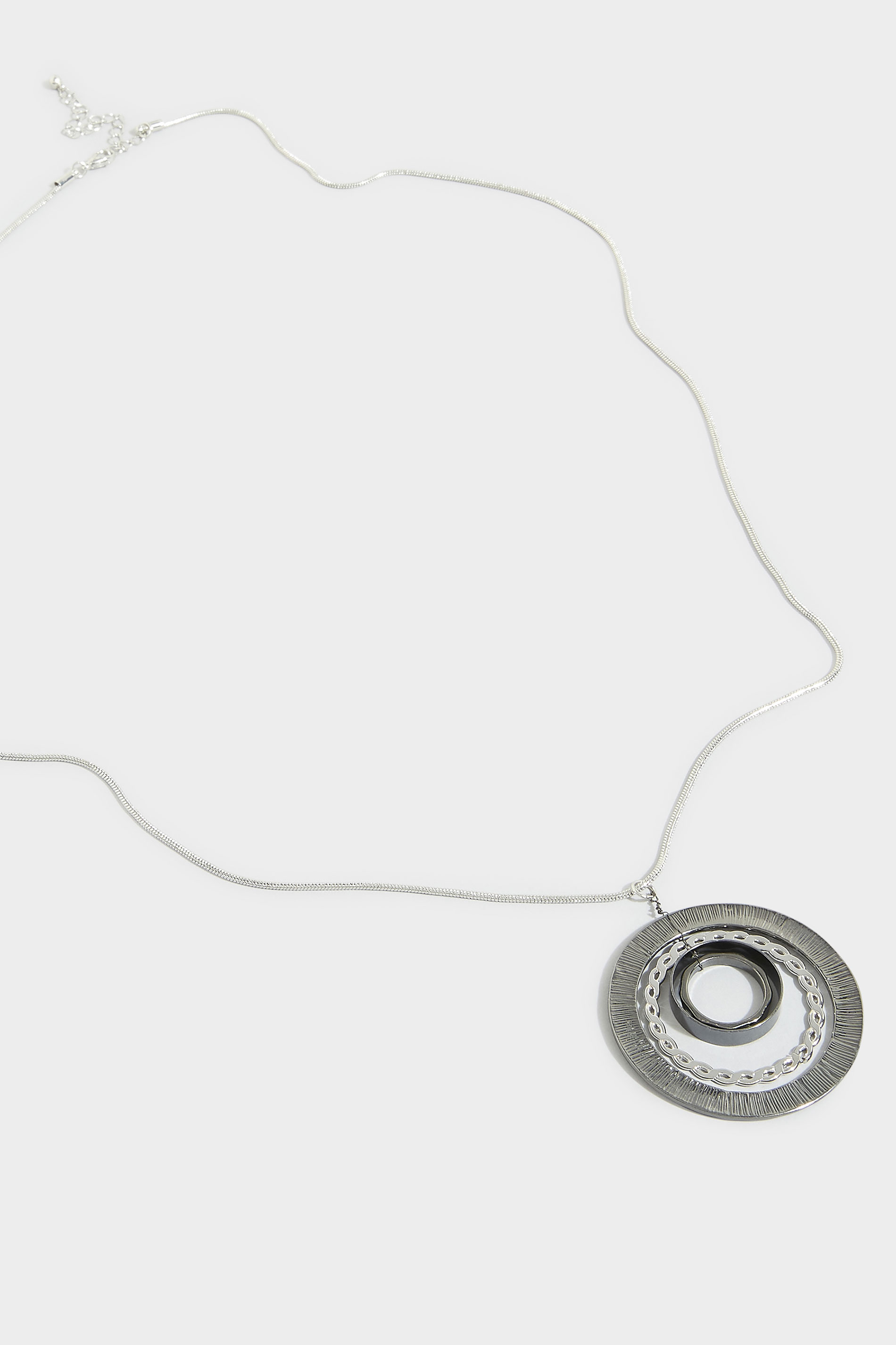 Plus Size Silver Tone Mixed Metal 